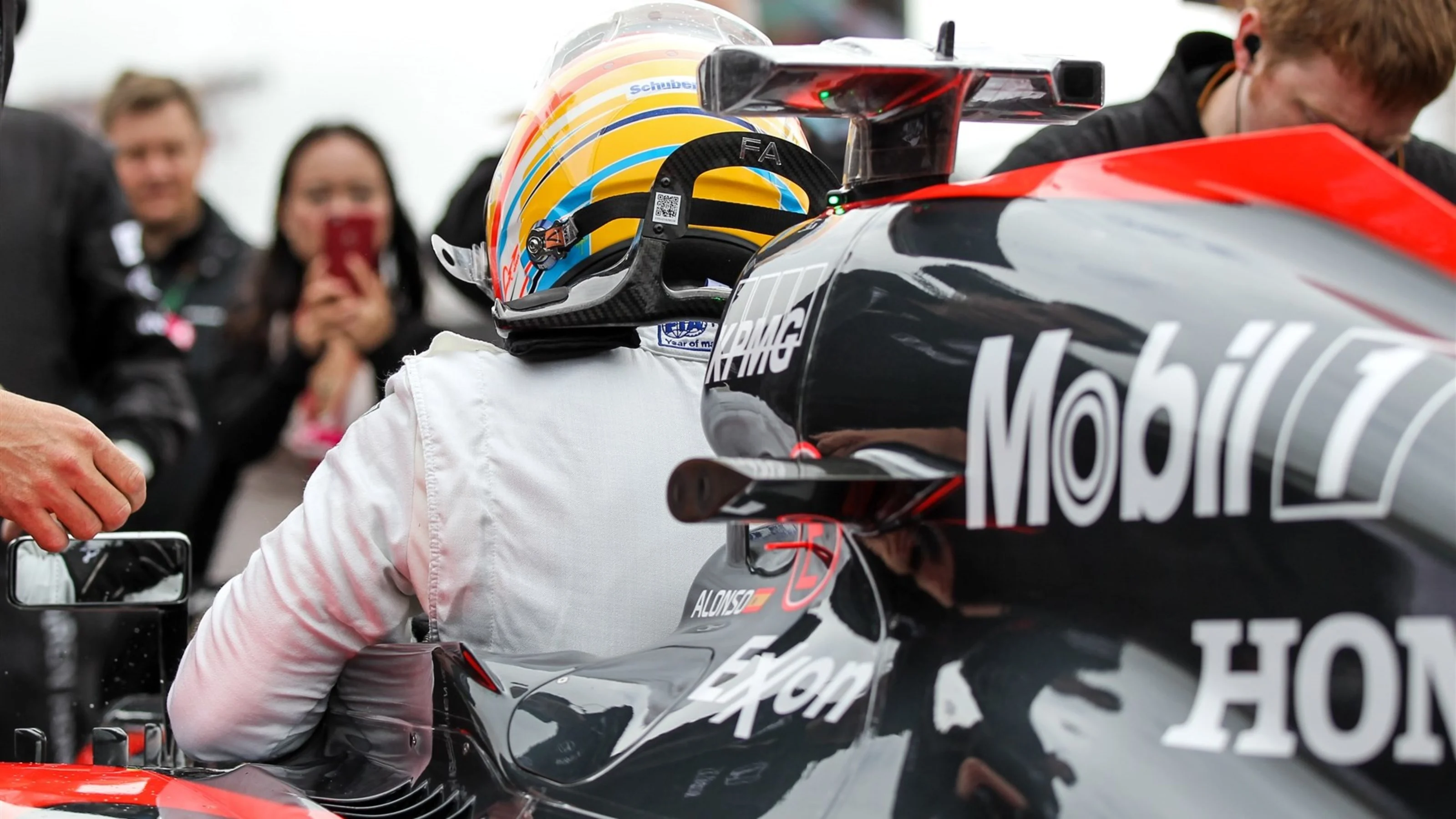 Fernando Alonso (ESP) McLaren MP4-30 at Formula One World Championship, Rd16, United States Grand