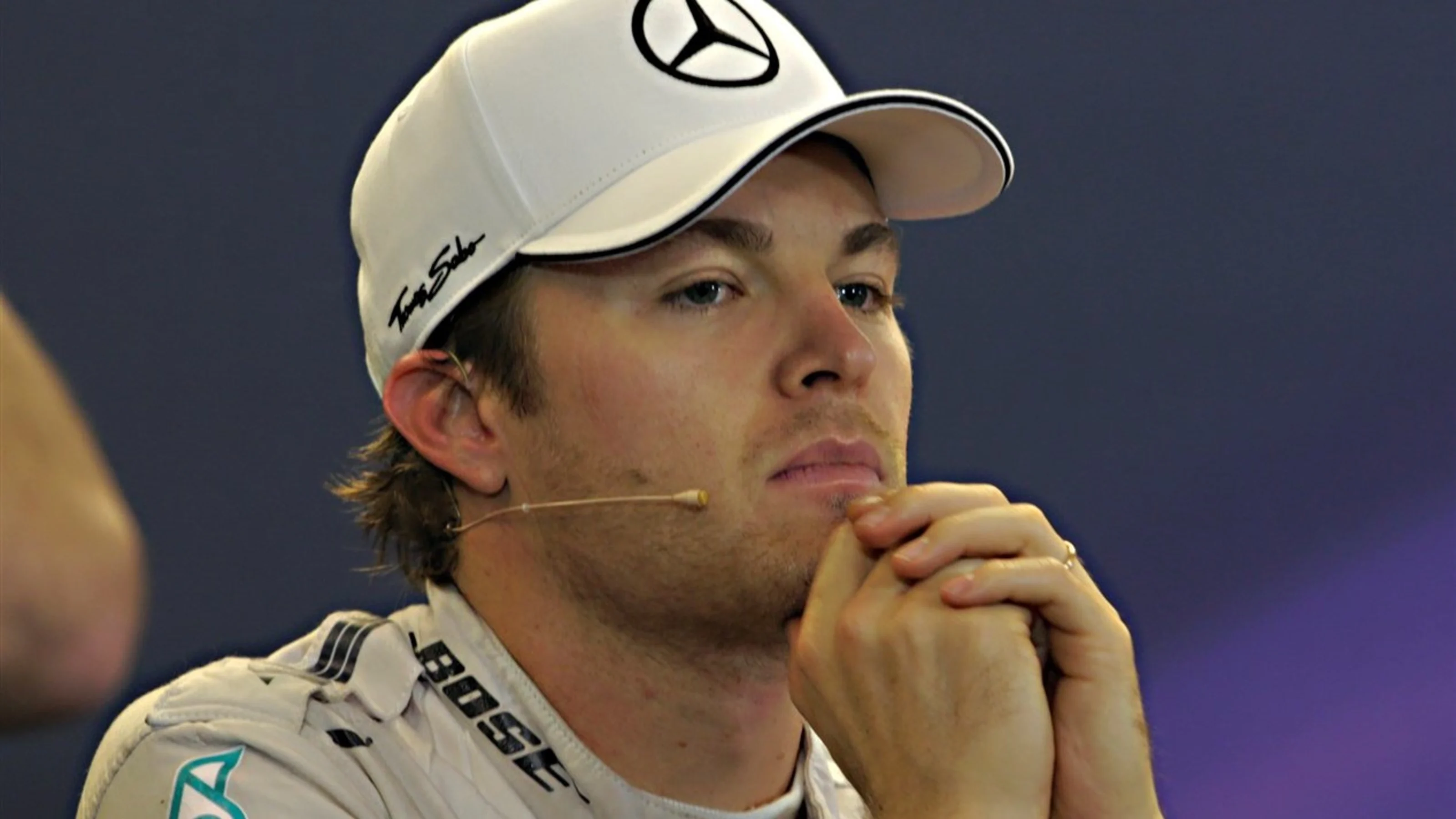 Nico Rosberg (GER) Mercedes AMG F1 in the Press Conference at Formula One World Championship, Rd16,