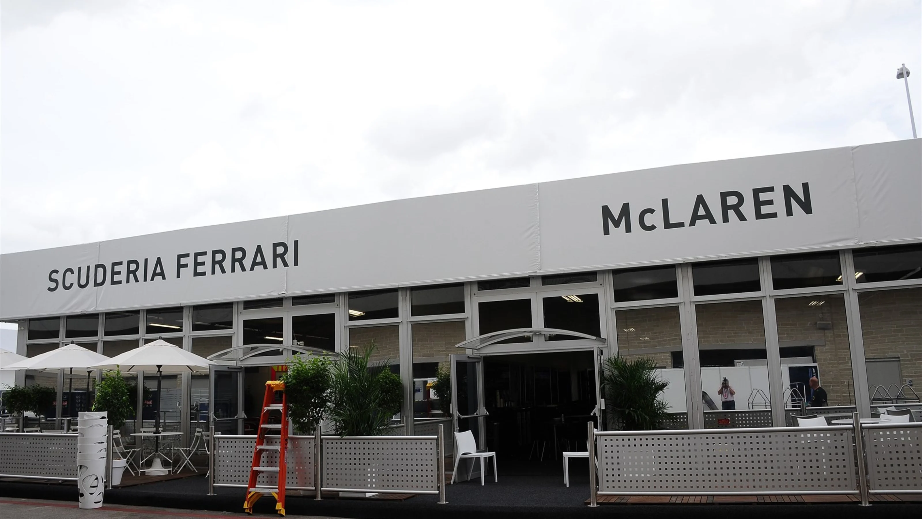 Paddock at Formula One World Championship, Rd16, United States Grand Prix, Preparations, Austin,