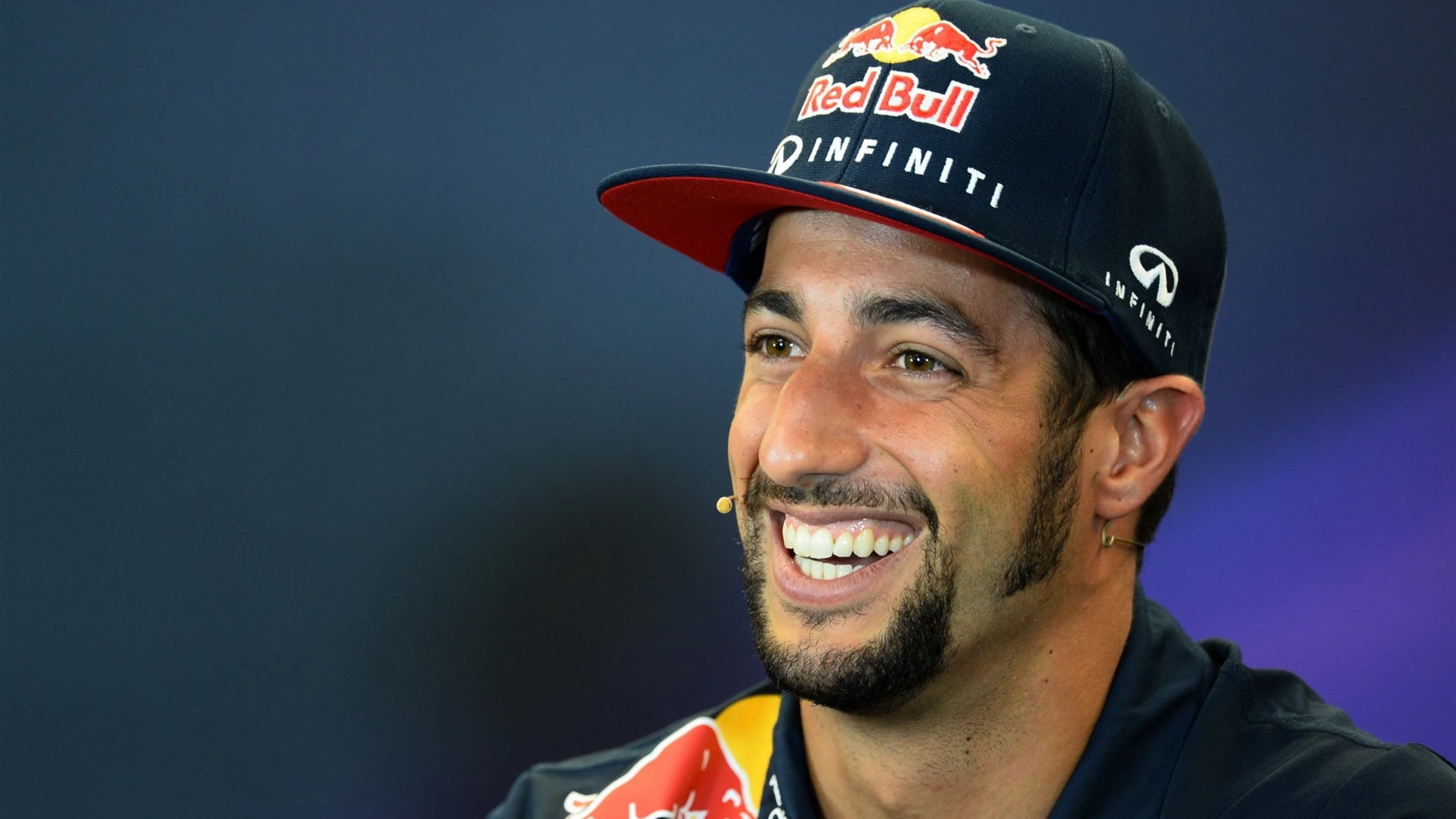 Daniel Ricciardo (AUS) Red Bull Racing in the Press Conference at Formula One World Championship,
