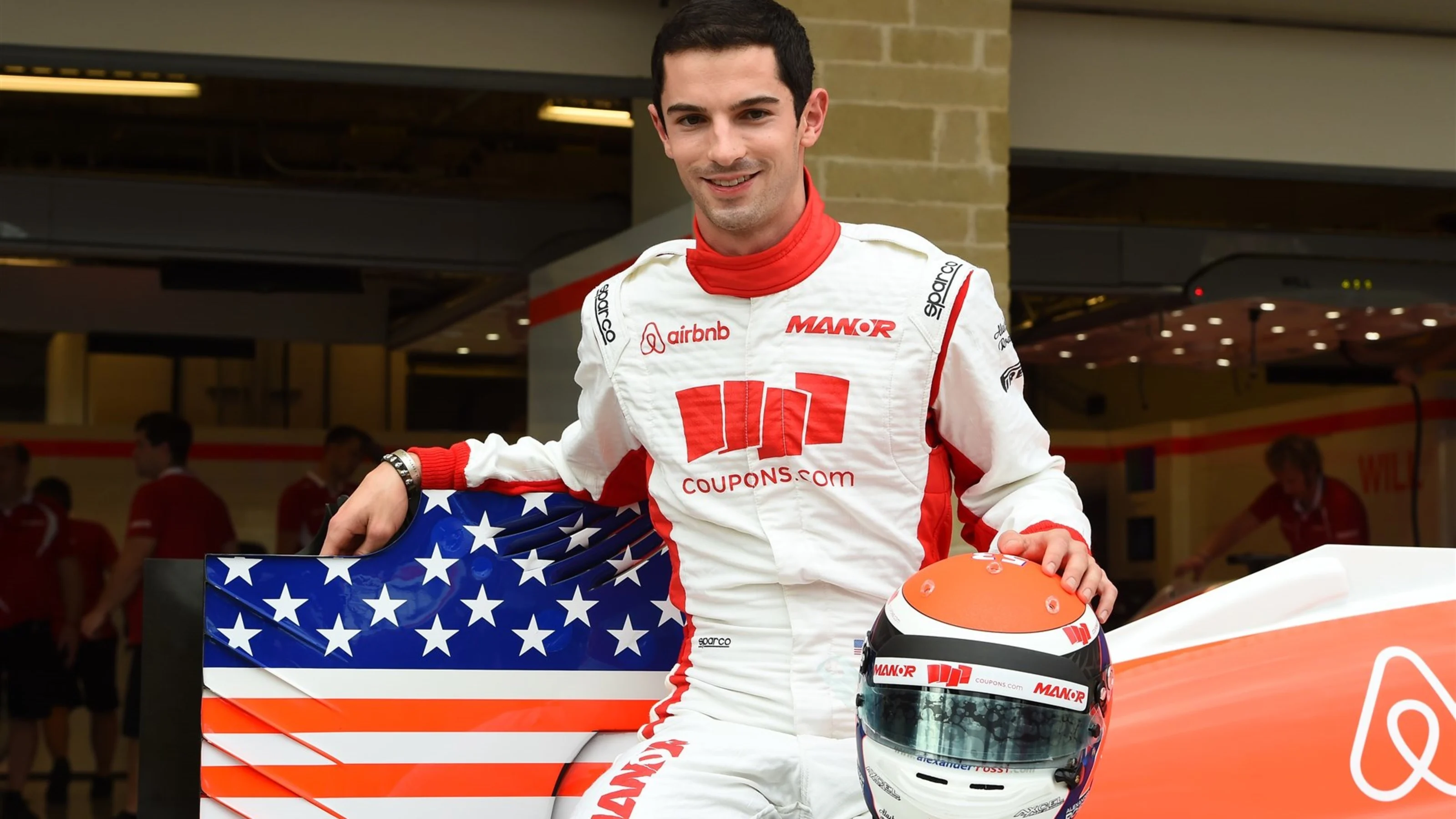 Alexander Rossi (USA) Manor GP at Formula One World Championship, Rd16, United States Grand Prix,