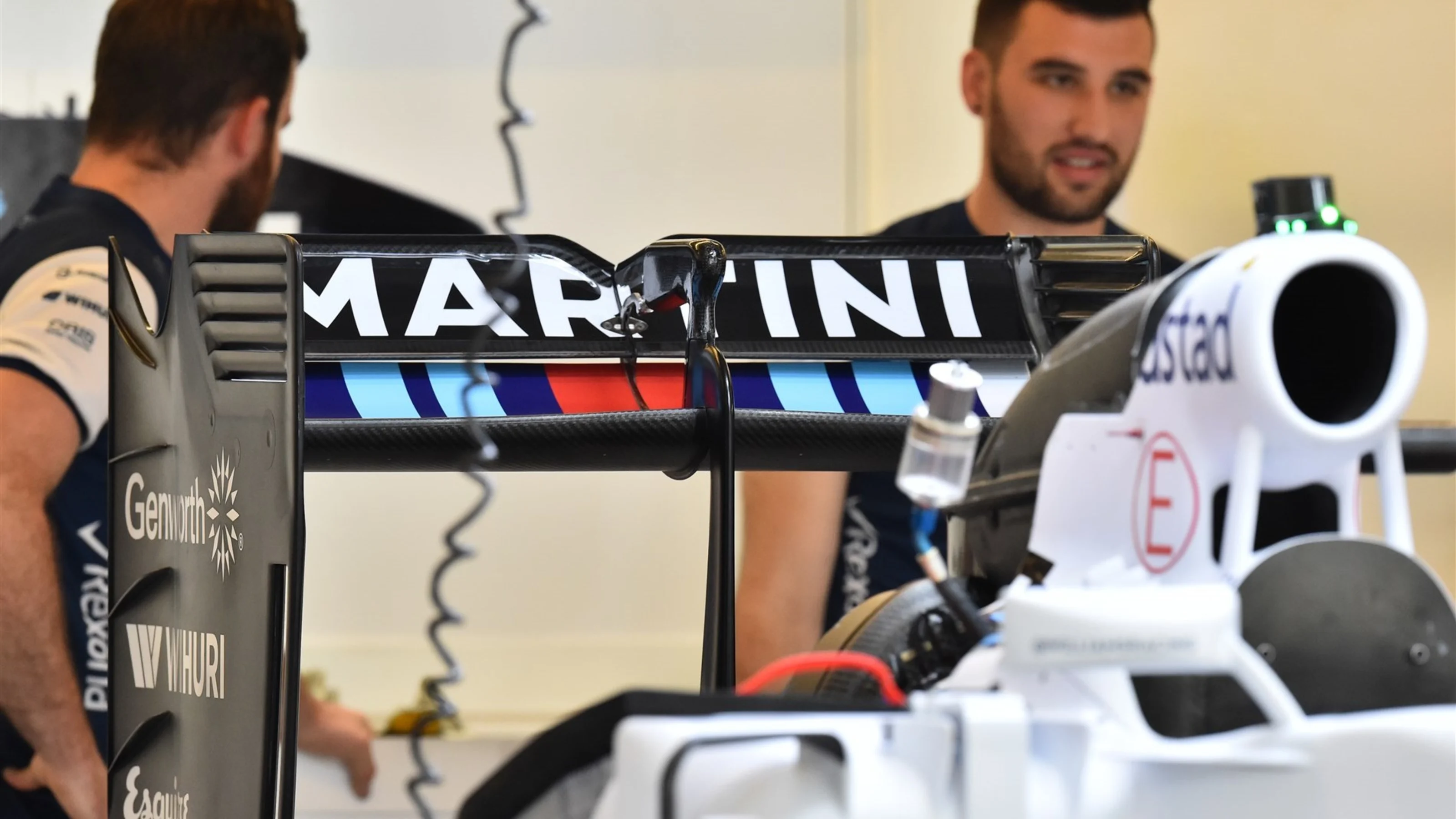 Williams FW37 rear wing at Formula One World Championship, Rd16, United States Grand Prix,