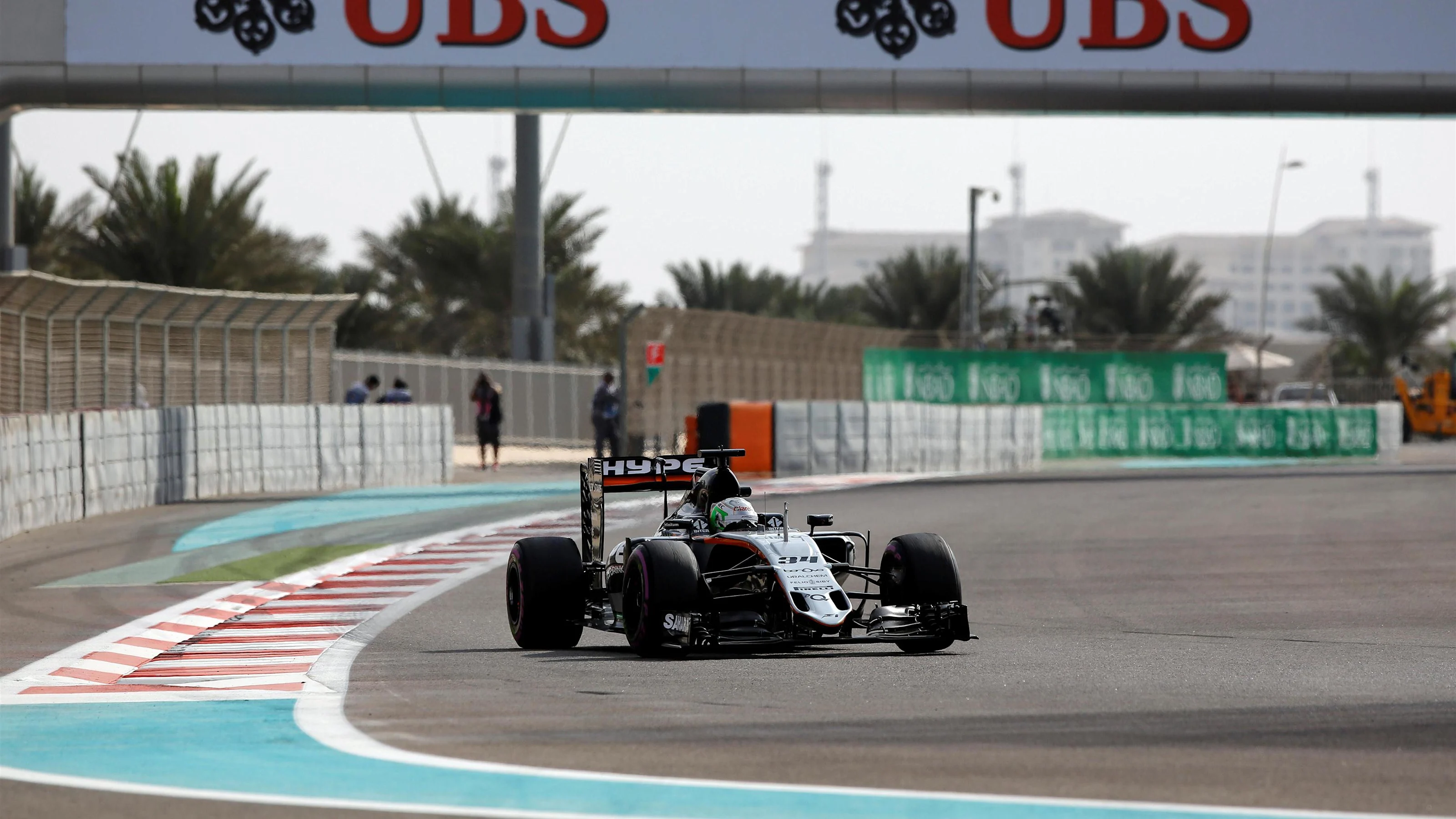 Alfonso Celis jr (MEX) Force India VJM09 at Formula One World Championship, Rd21, Abu Dhabi Grand