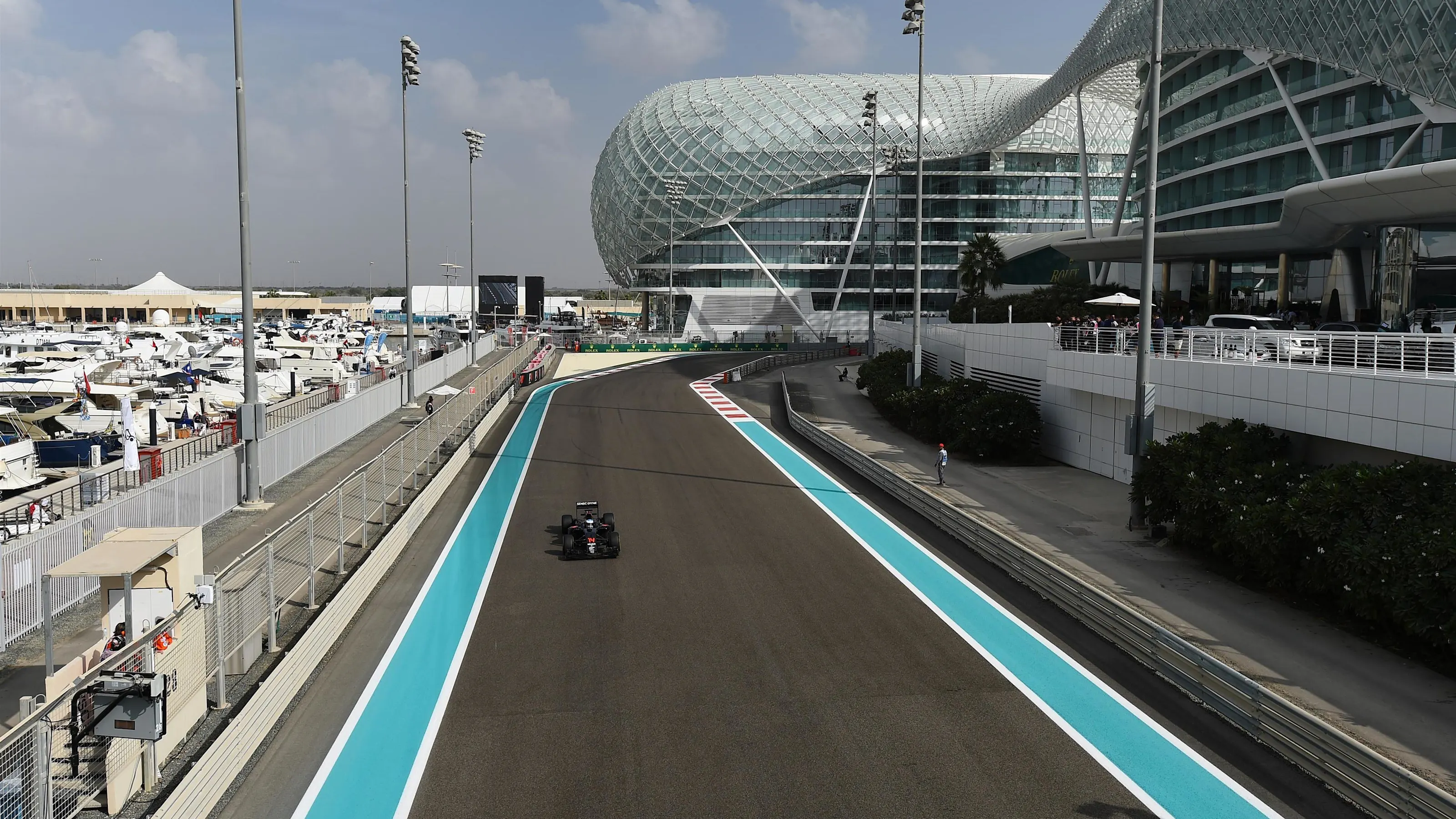 Fernando Alonso (ESP) McLaren MP4-31 at Formula One World Championship, Rd21, Abu Dhabi Grand Prix,