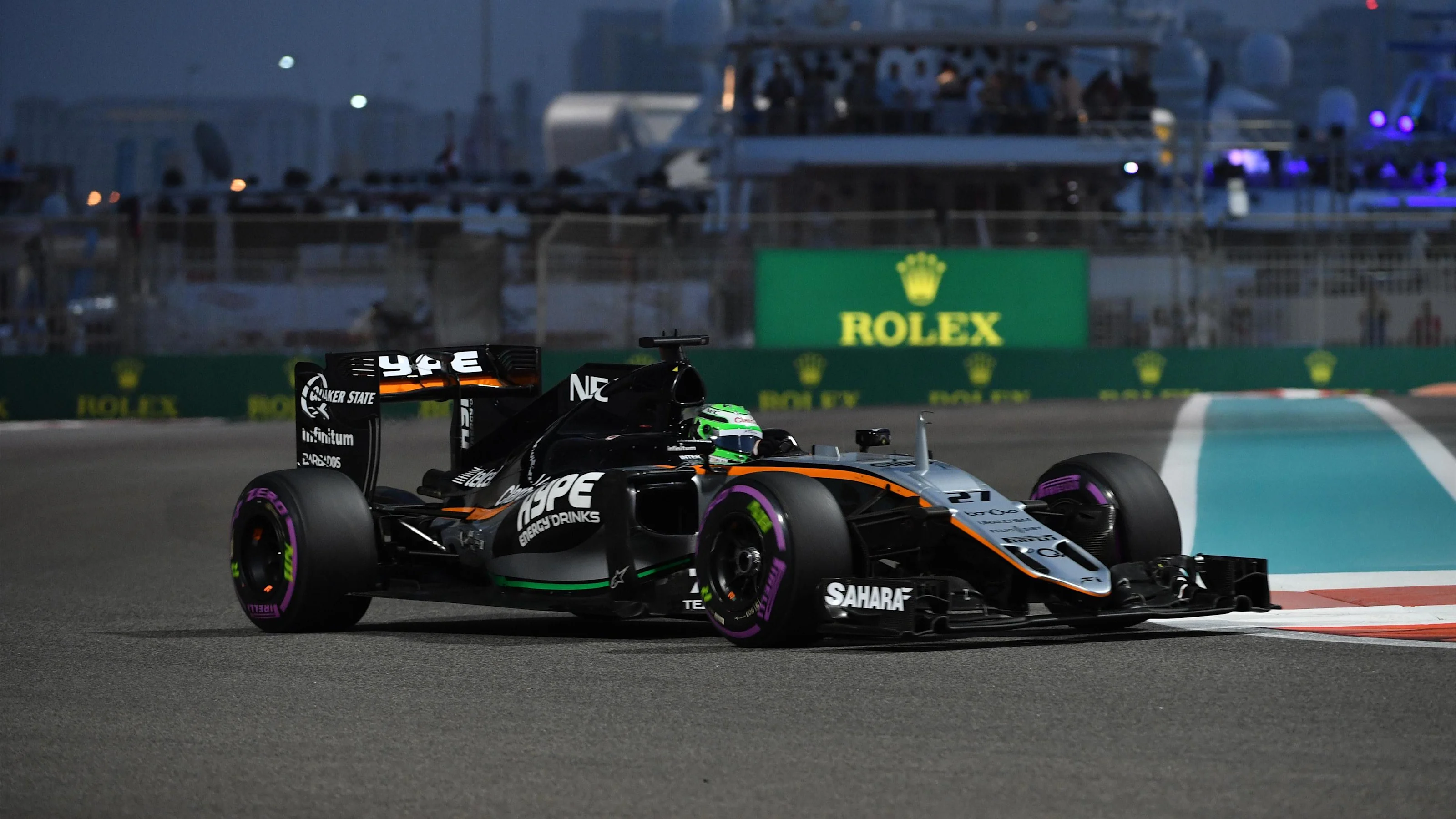 Nico Hulkenberg (GER) Force India VJM09 at Formula One World Championship, Rd21, Abu Dhabi Grand