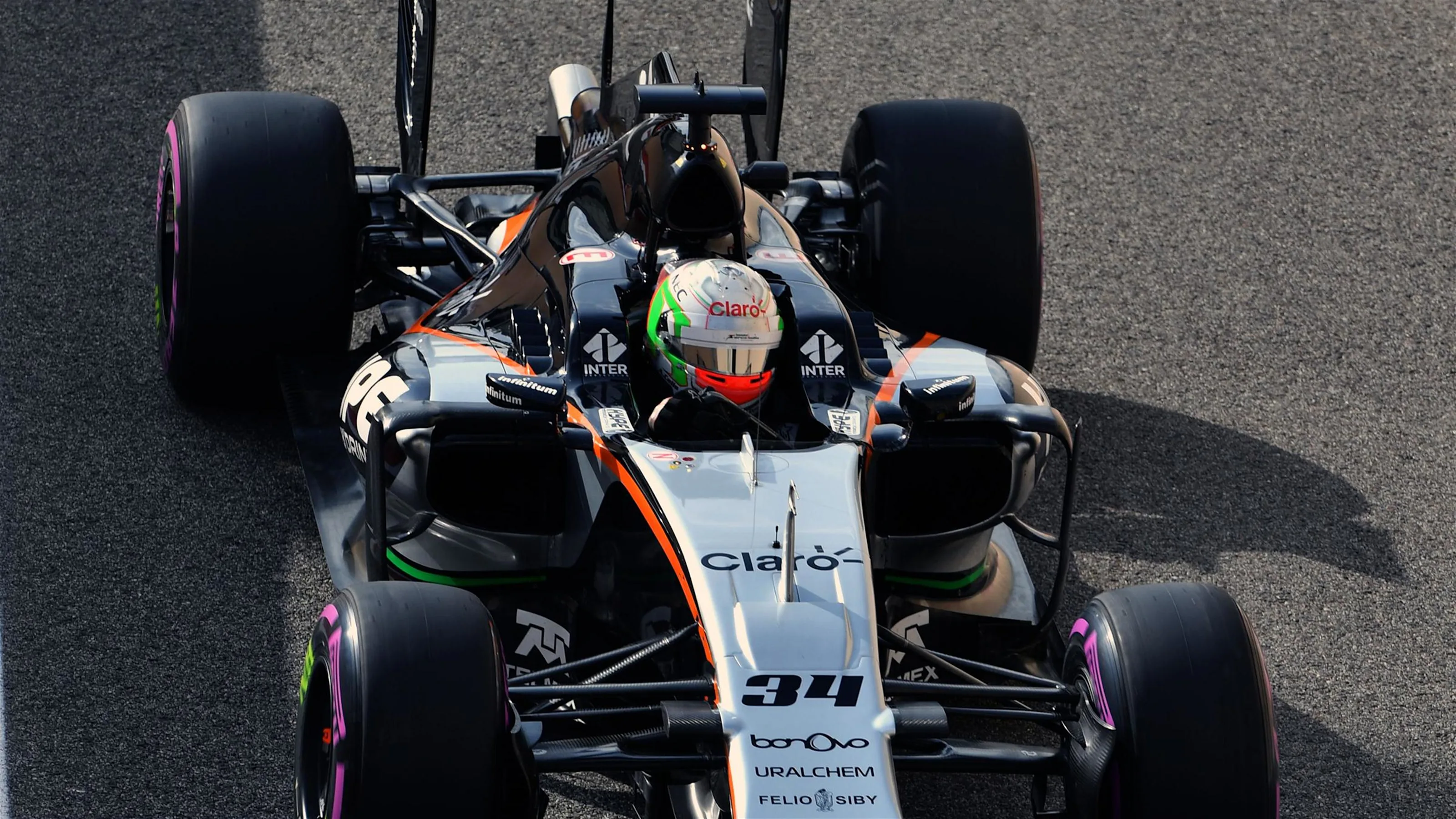 Alfonso Celis jr (MEX) Force India VJM09 at Formula One World Championship, Rd21, Abu Dhabi Grand
