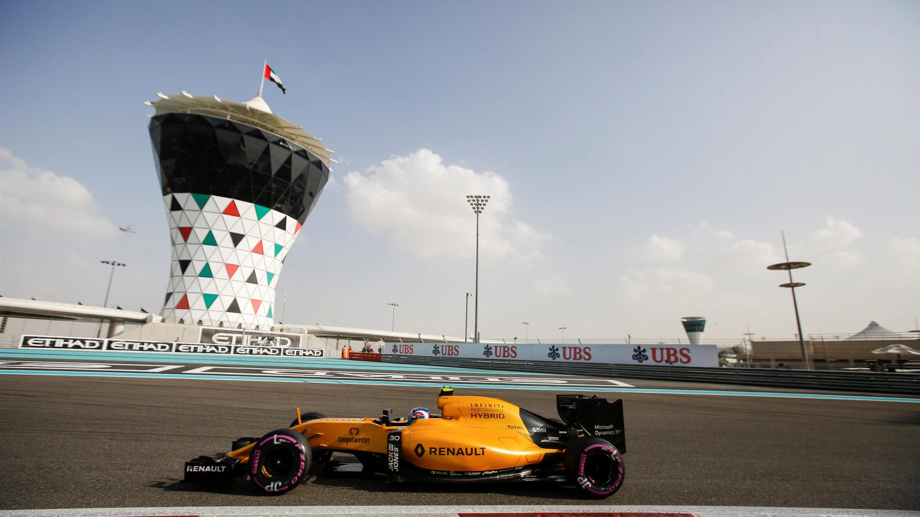 Jolyon Palmer (GBR) Renault Sport F1 Team RS16 at Formula One World Championship, Rd21, Abu Dhabi
