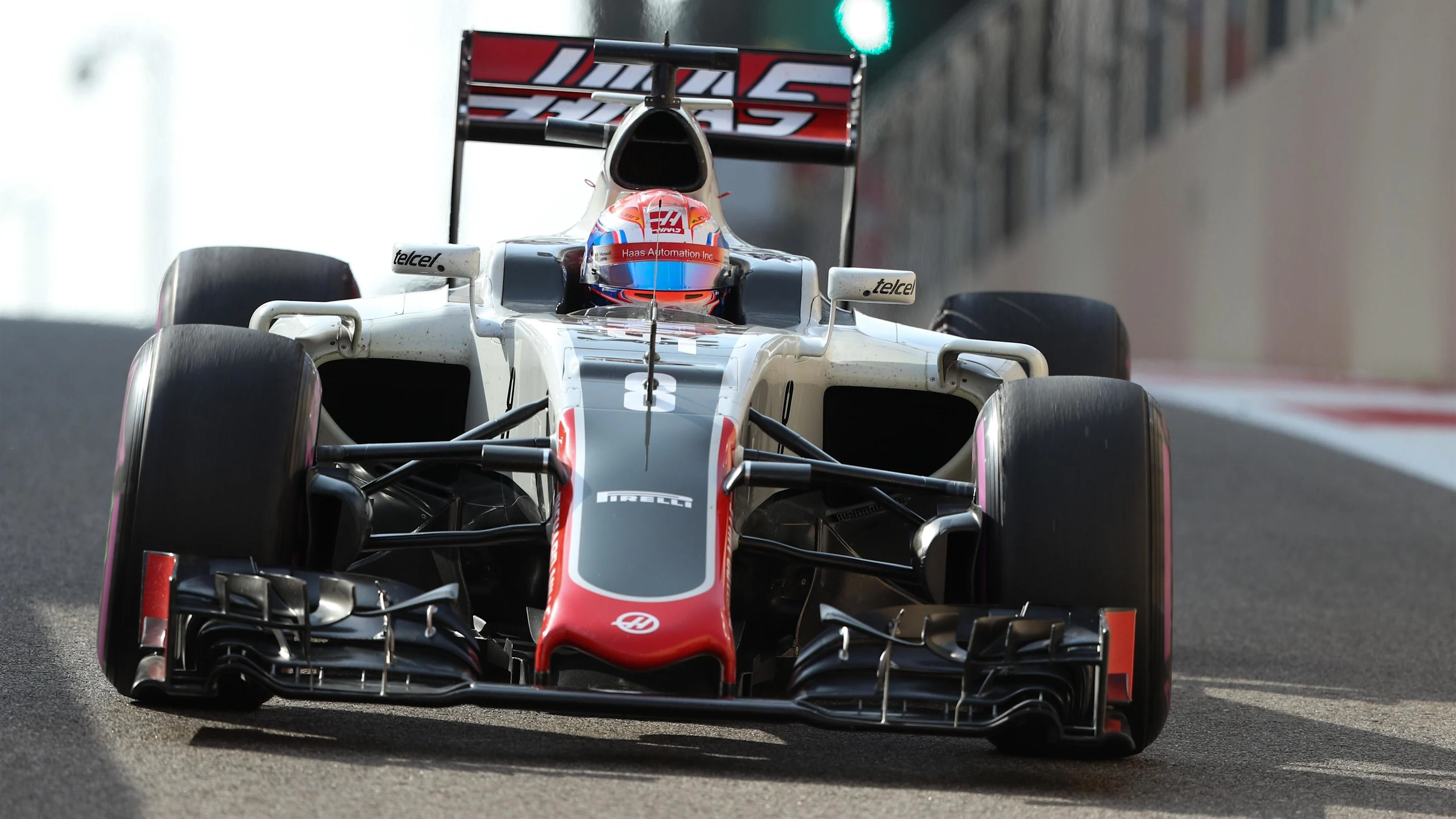 Romain Grosjean (FRA) Haas VF-16 at Formula One World Championship, Rd21, Abu Dhabi Grand Prix,