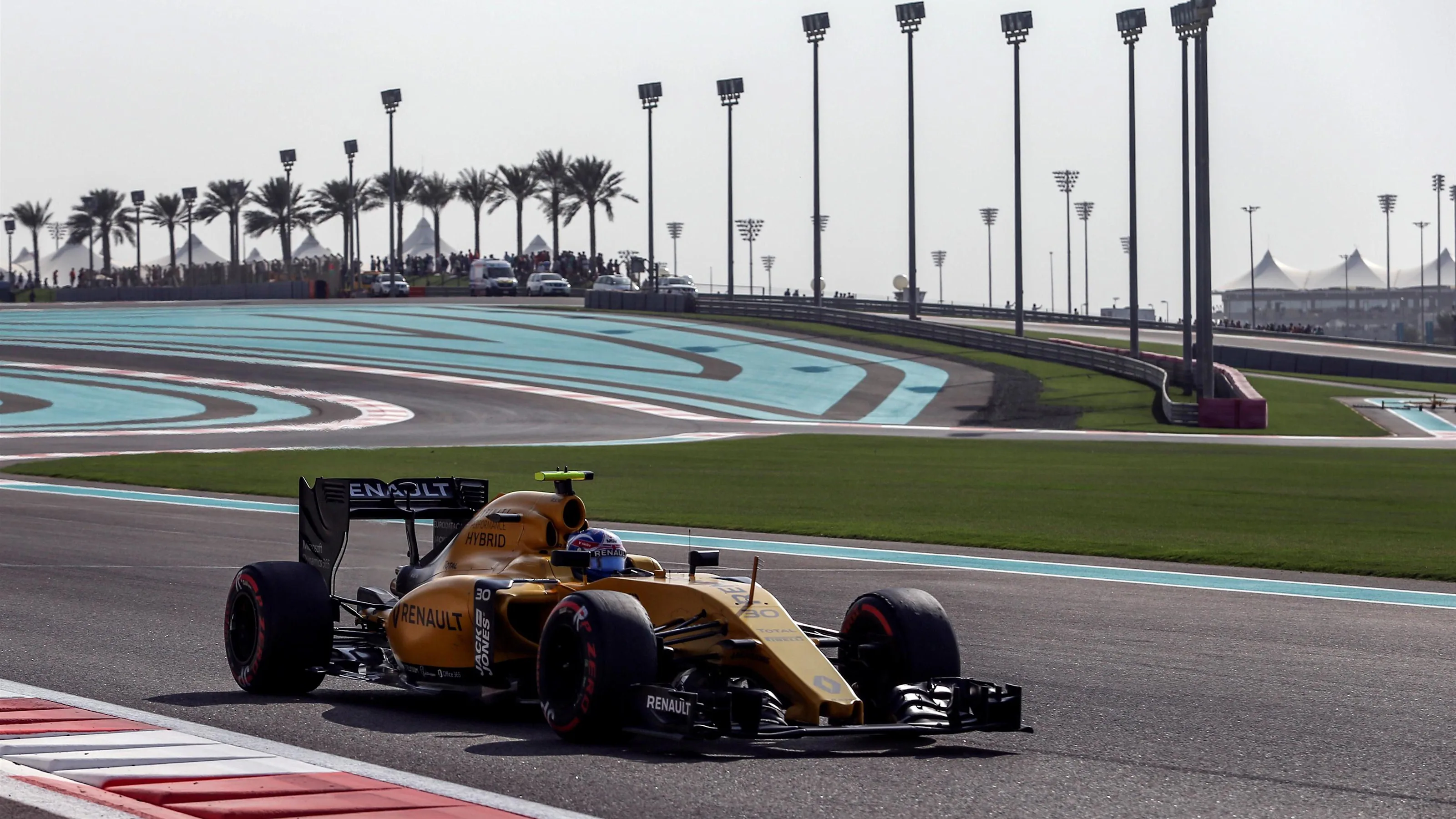 Jolyon Palmer (GBR) Renault Sport F1 Team RS16 at Formula One World Championship, Rd21, Abu Dhabi