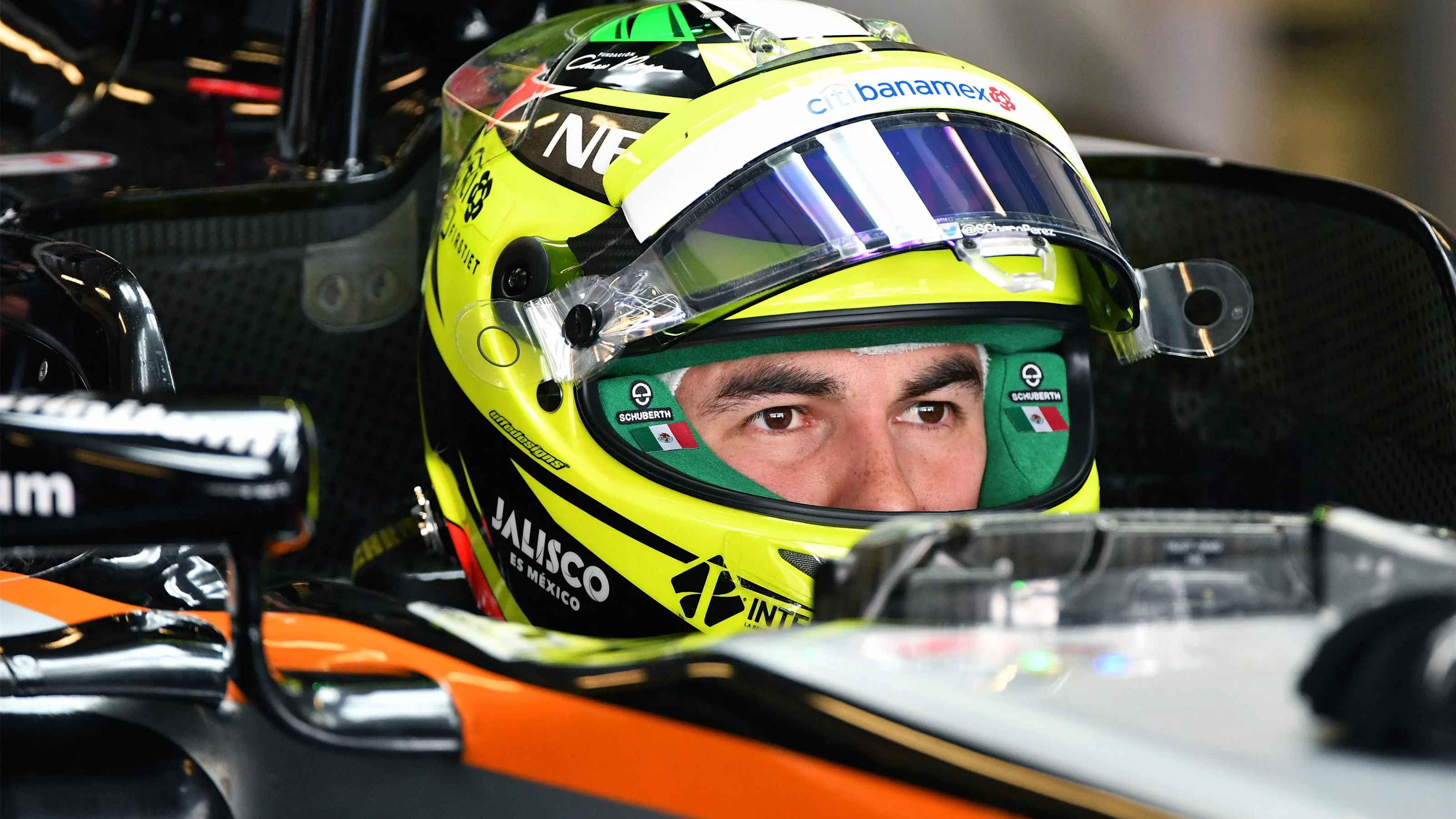 Sergio Perez (MEX) Force India VJM09 at Formula One World Championship, Rd21, Abu Dhabi Grand Prix,