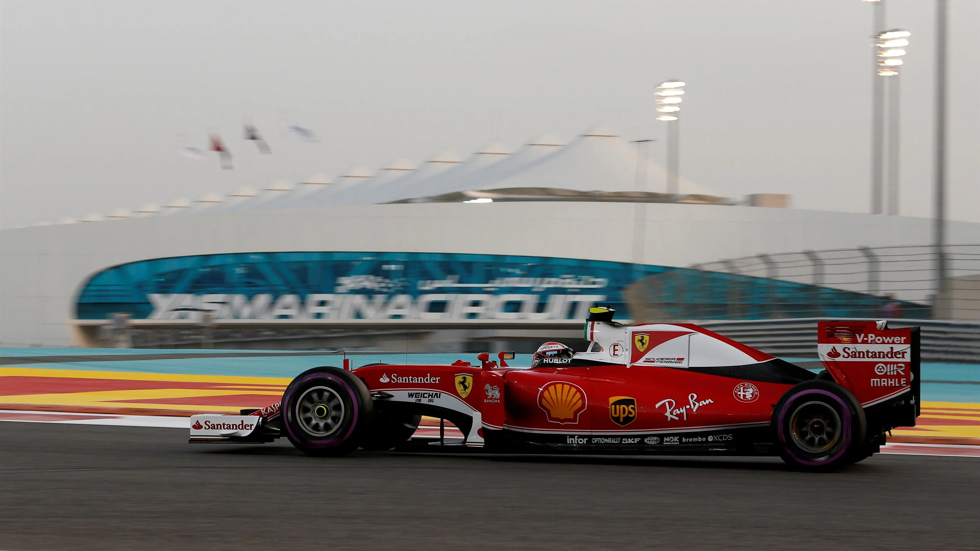 Kimi Raikkonen (FIN) Ferrari SF16-H at Formula One World Championship, Rd21, Abu Dhabi Grand Prix,