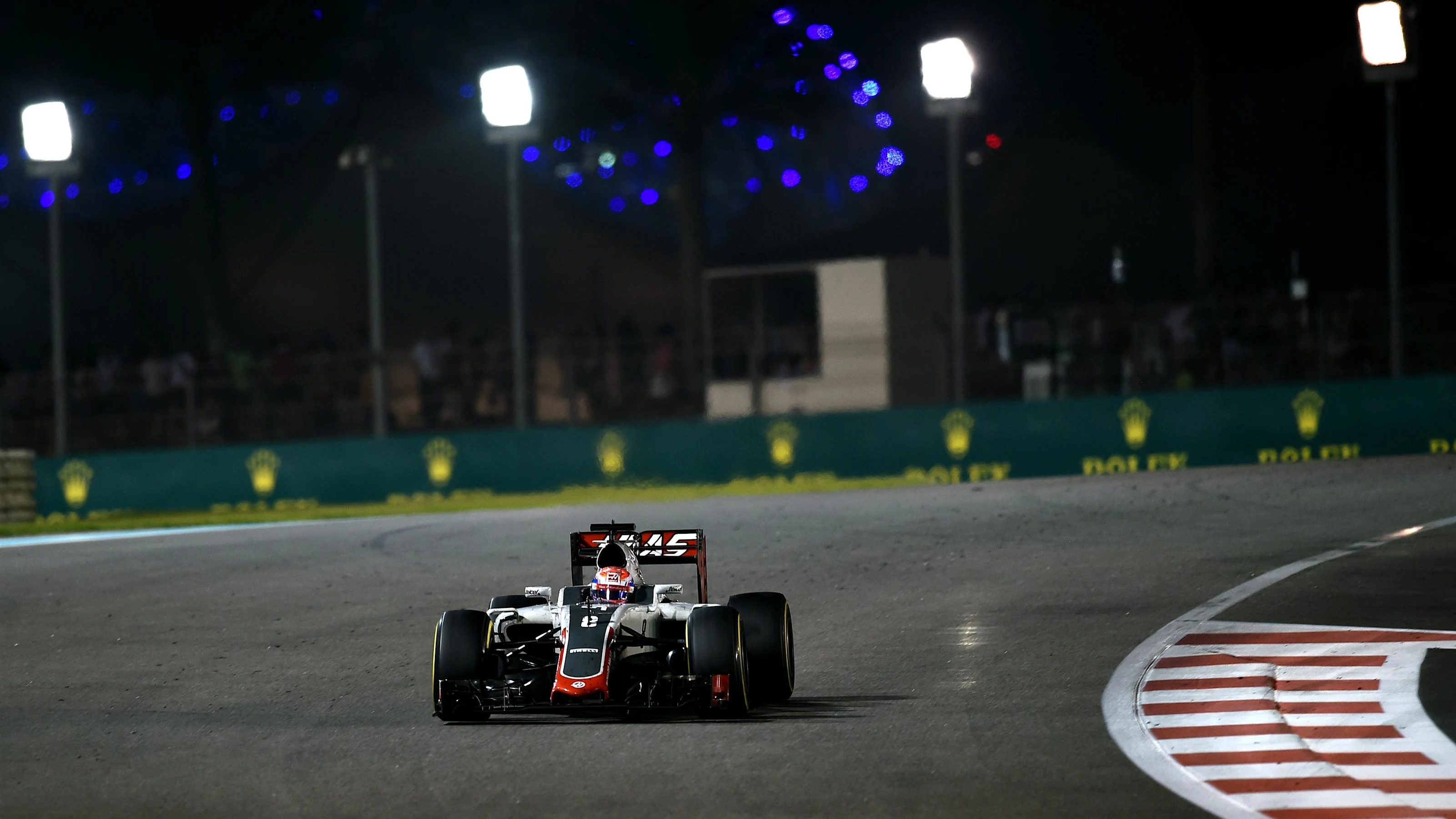 Romain Grosjean (FRA) Haas VF-16 at Formula One World Championship, Rd21, Abu Dhabi Grand Prix,