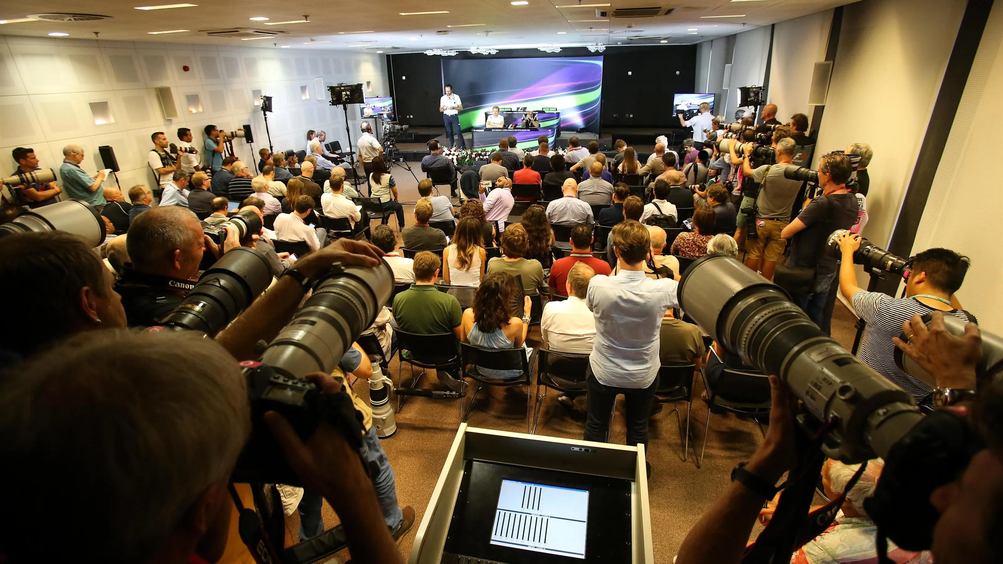 Press conference and media at Formula One World Championship, Rd21, Abu Dhabi Grand Prix,