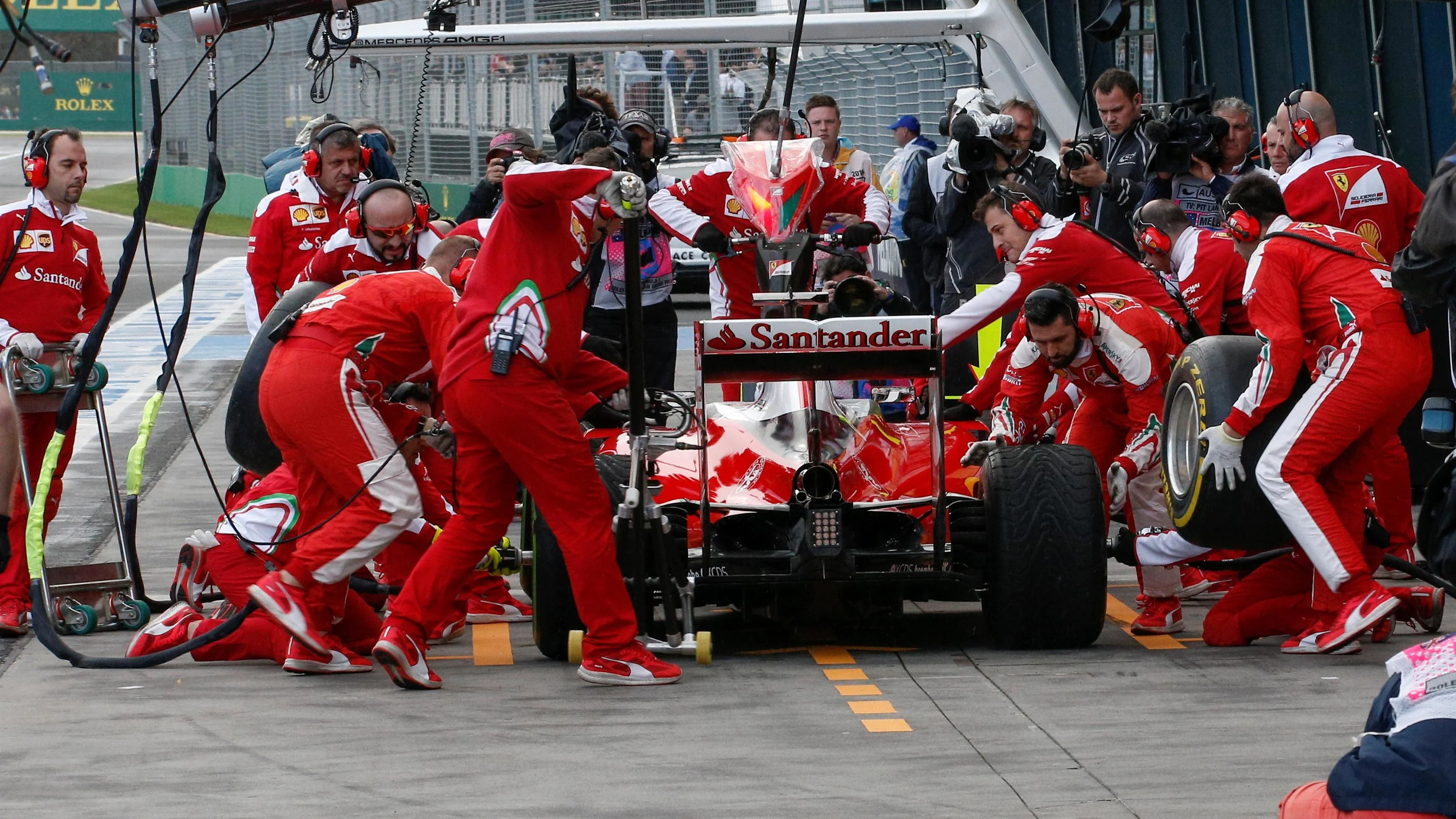 Sebastian Vettel (GER) Scuderia Ferrari SF16-H at Formula One World Championship, Rd1, Australian