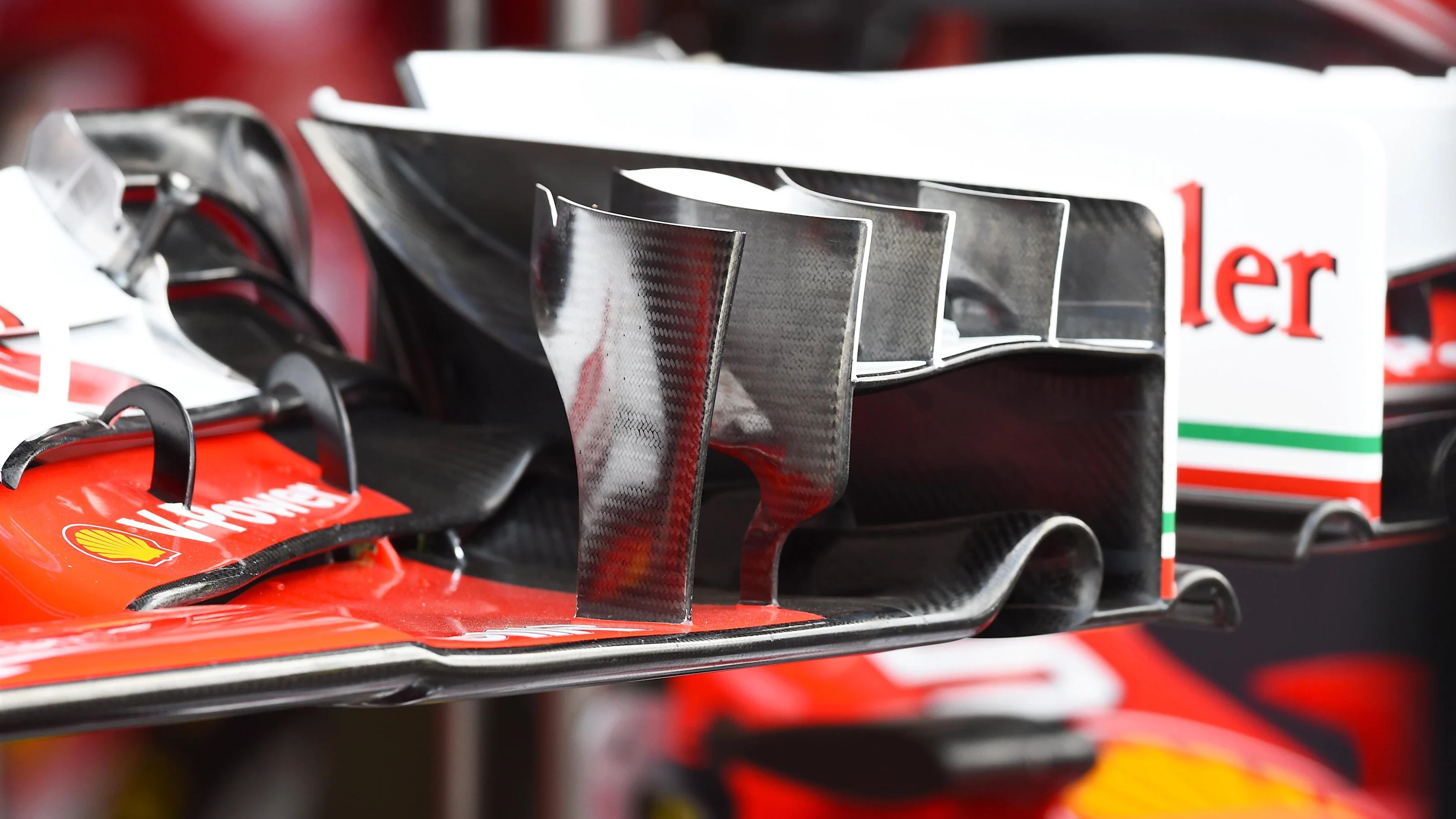 Ferrari SF16-H front wing detail at Formula One World Championship, Rd1, Australian Grand Prix,