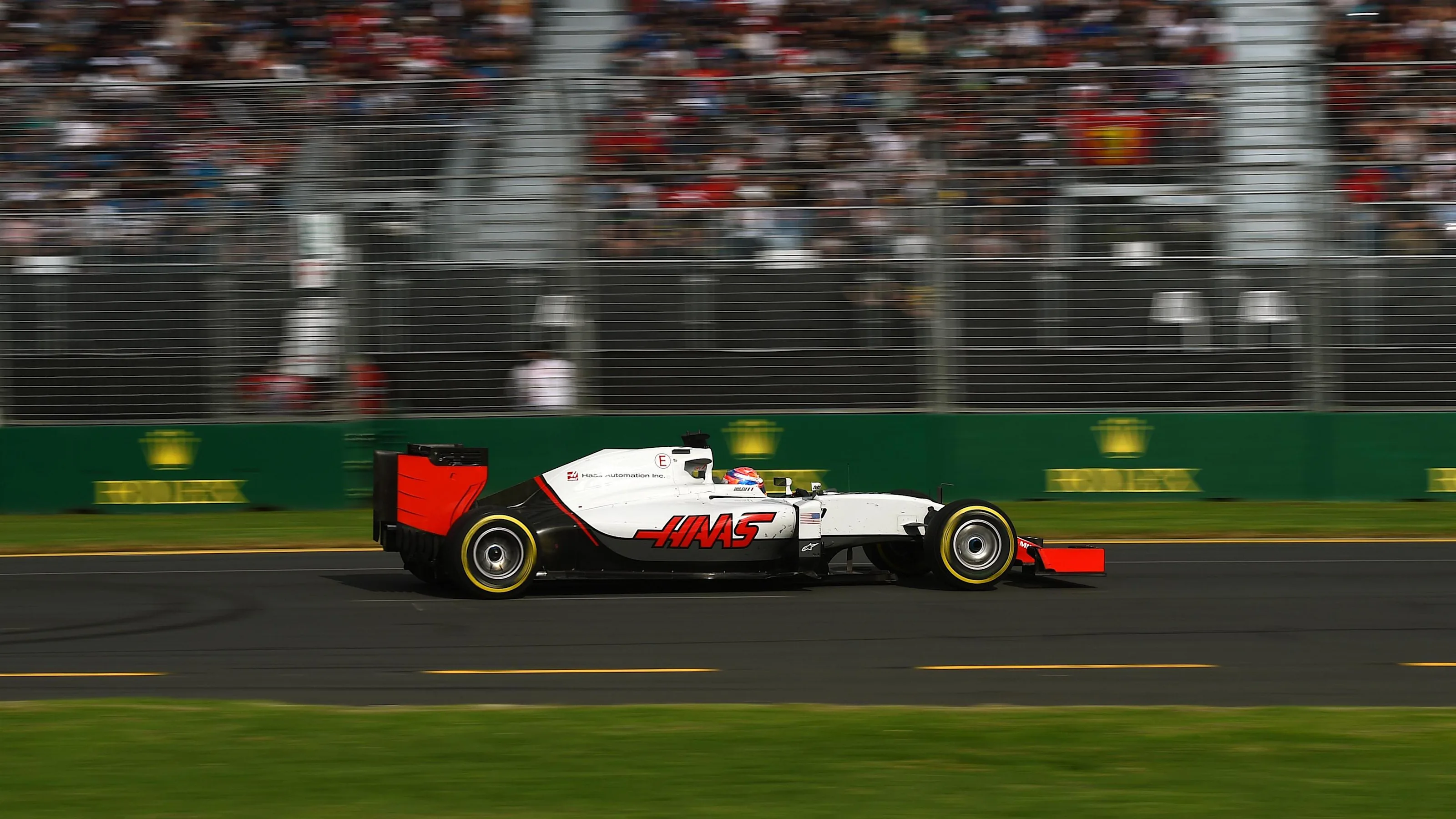 Romain Grosjean (FRA) Haas VF-16 at Formula One World Championship, Rd1, Australian Grand Prix,
