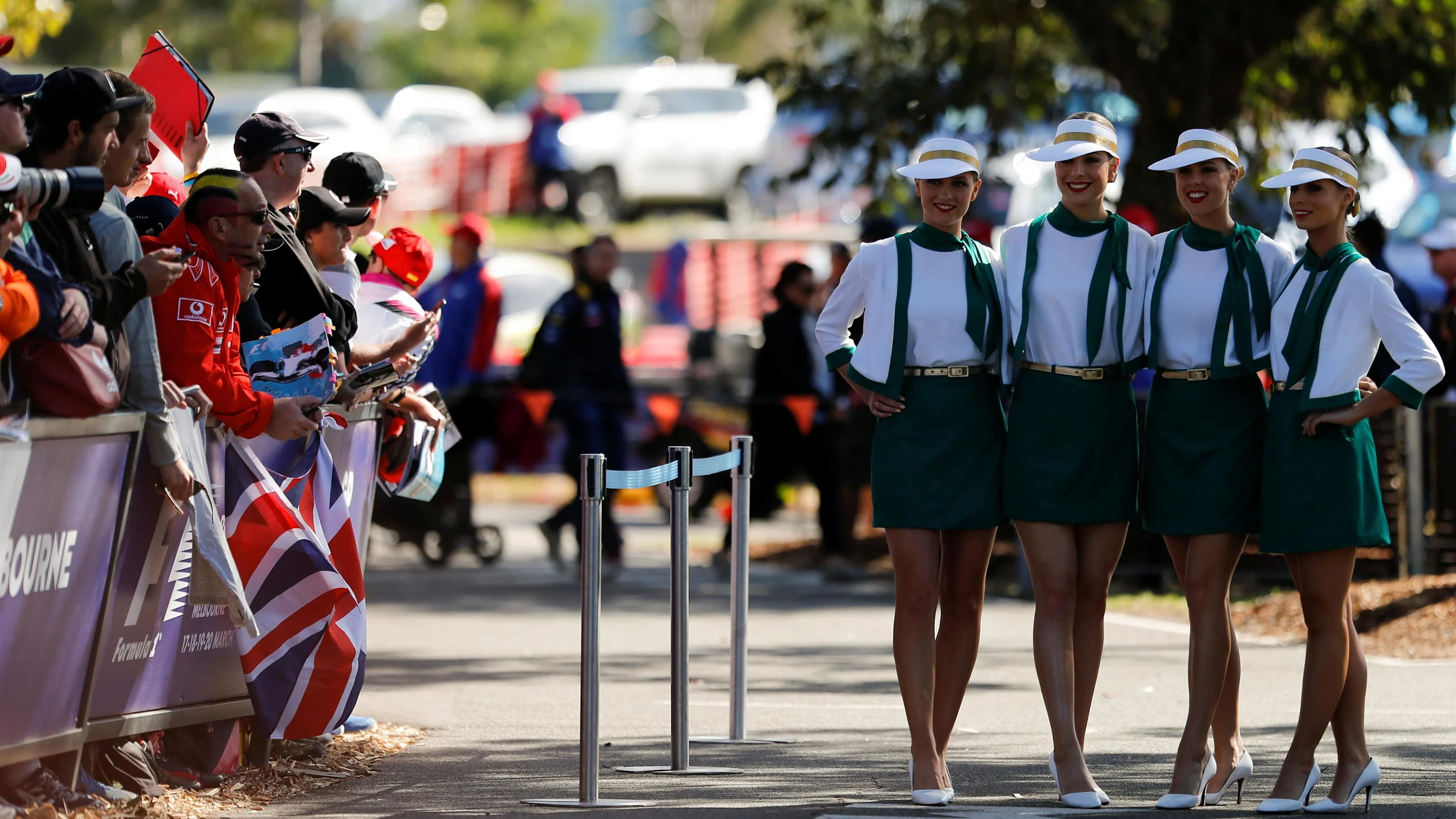 Rolex girls at Formula One World Championship, Rd1, Australian Grand Prix, Race, Albert Park,