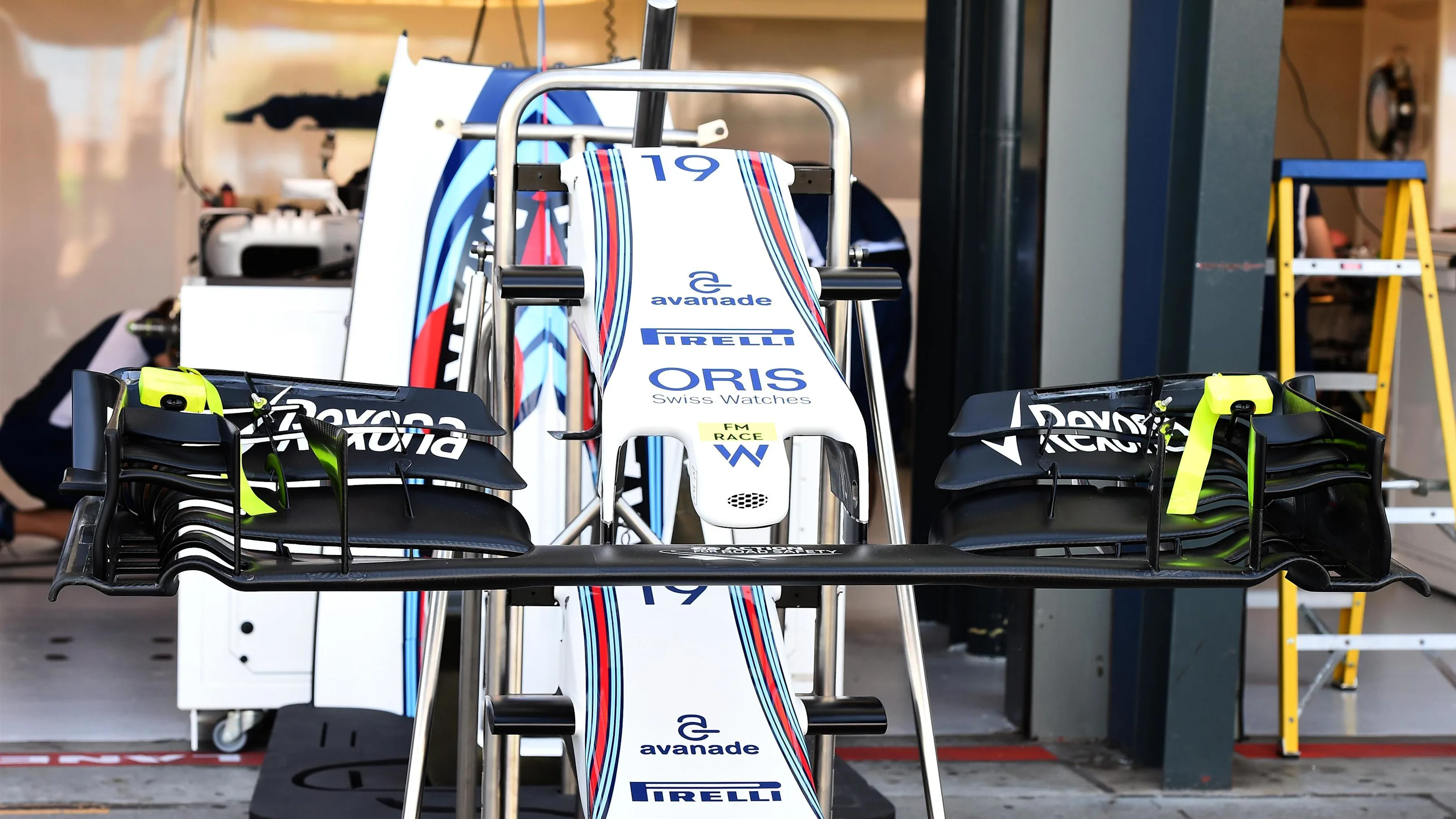 Williams FW38 nose and front wings at Formula One World Championship, Rd1, Australian Grand Prix,
