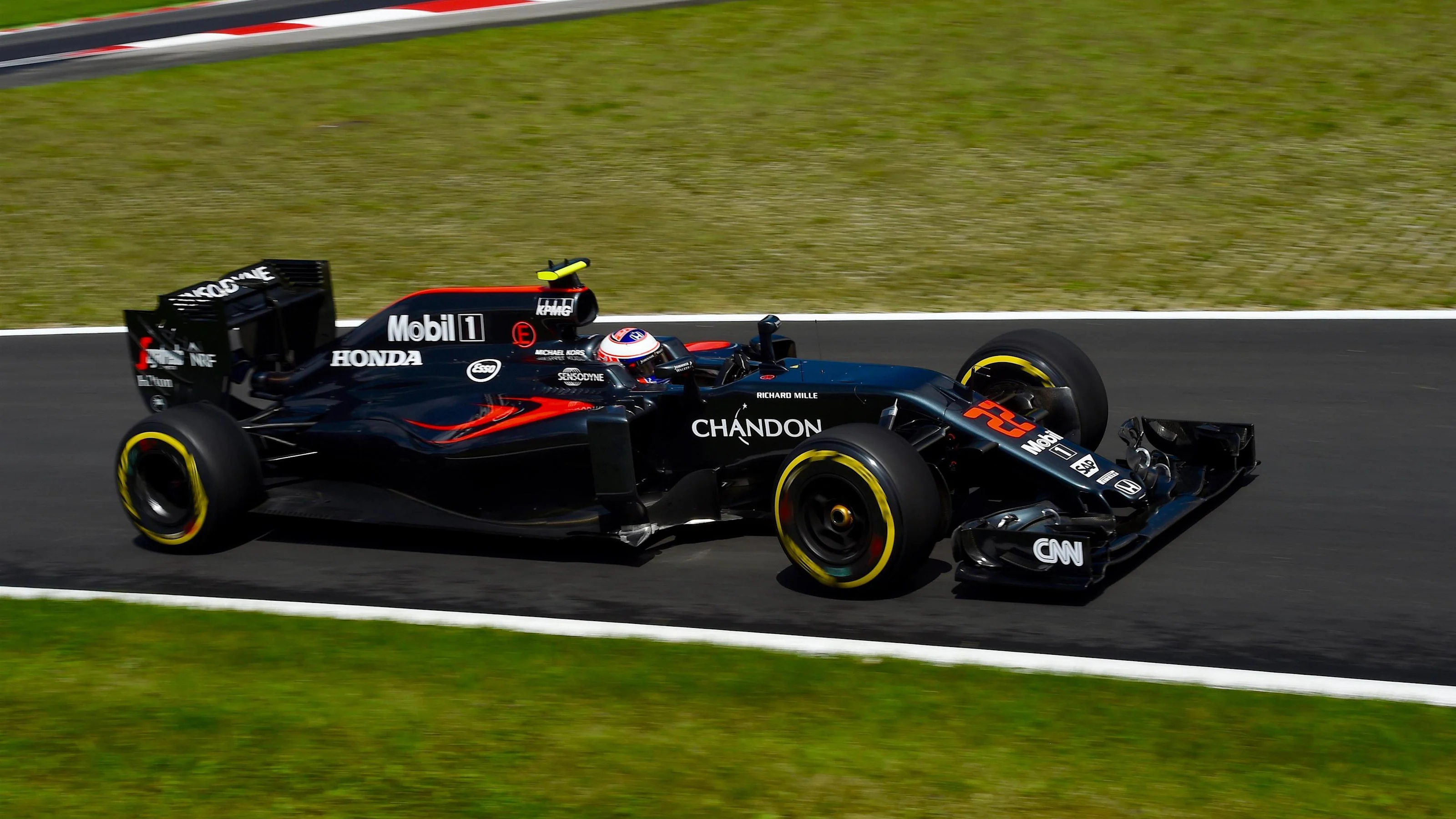 Jenson Button (GBR) McLaren MP4-31 at Formula One World Championship, Rd9, Austrian Grand Prix,