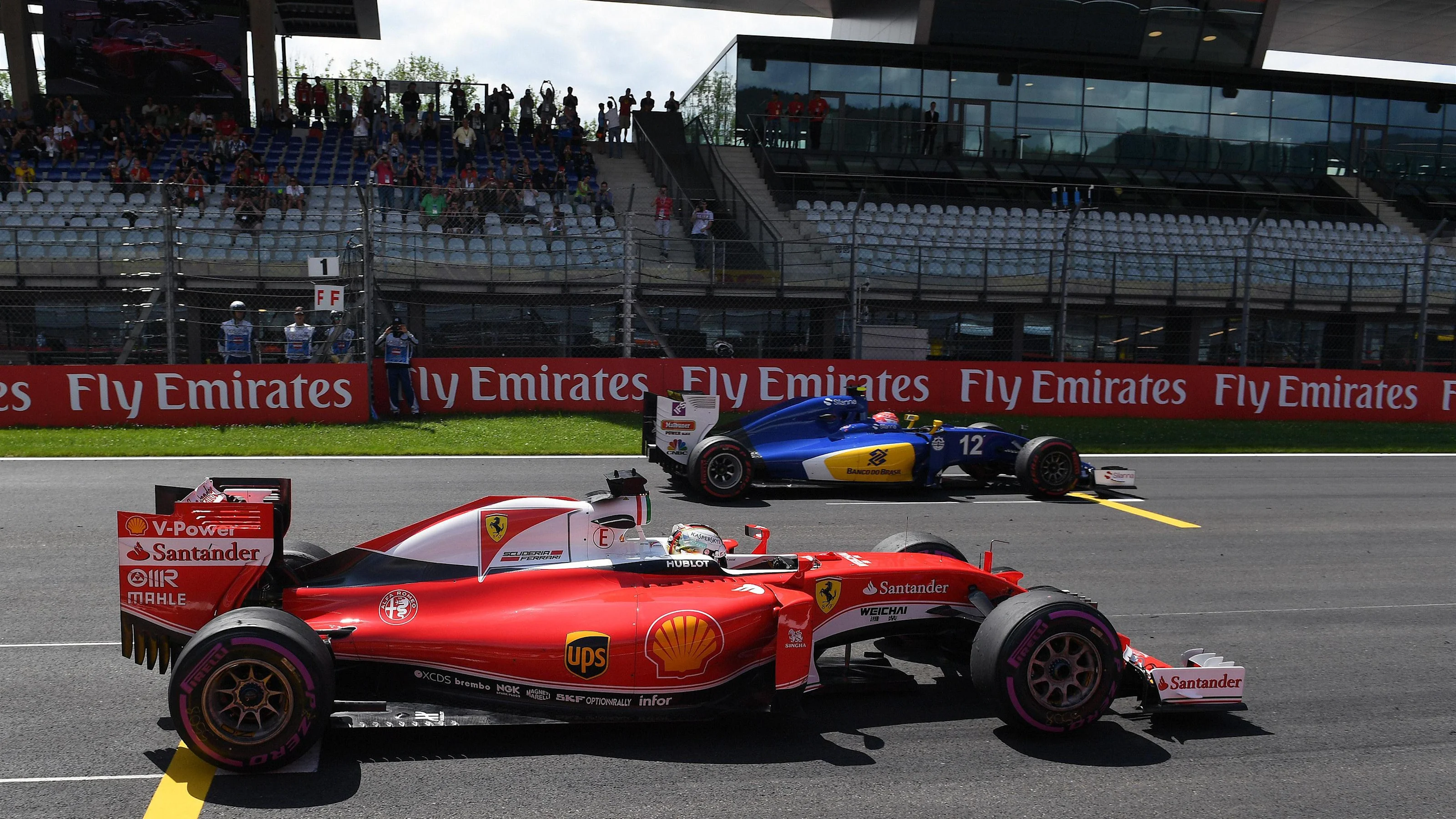 Sebastian Vettel (GER) Ferrari SF16-H at Formula One World Championship, Rd9, Austrian Grand Prix,