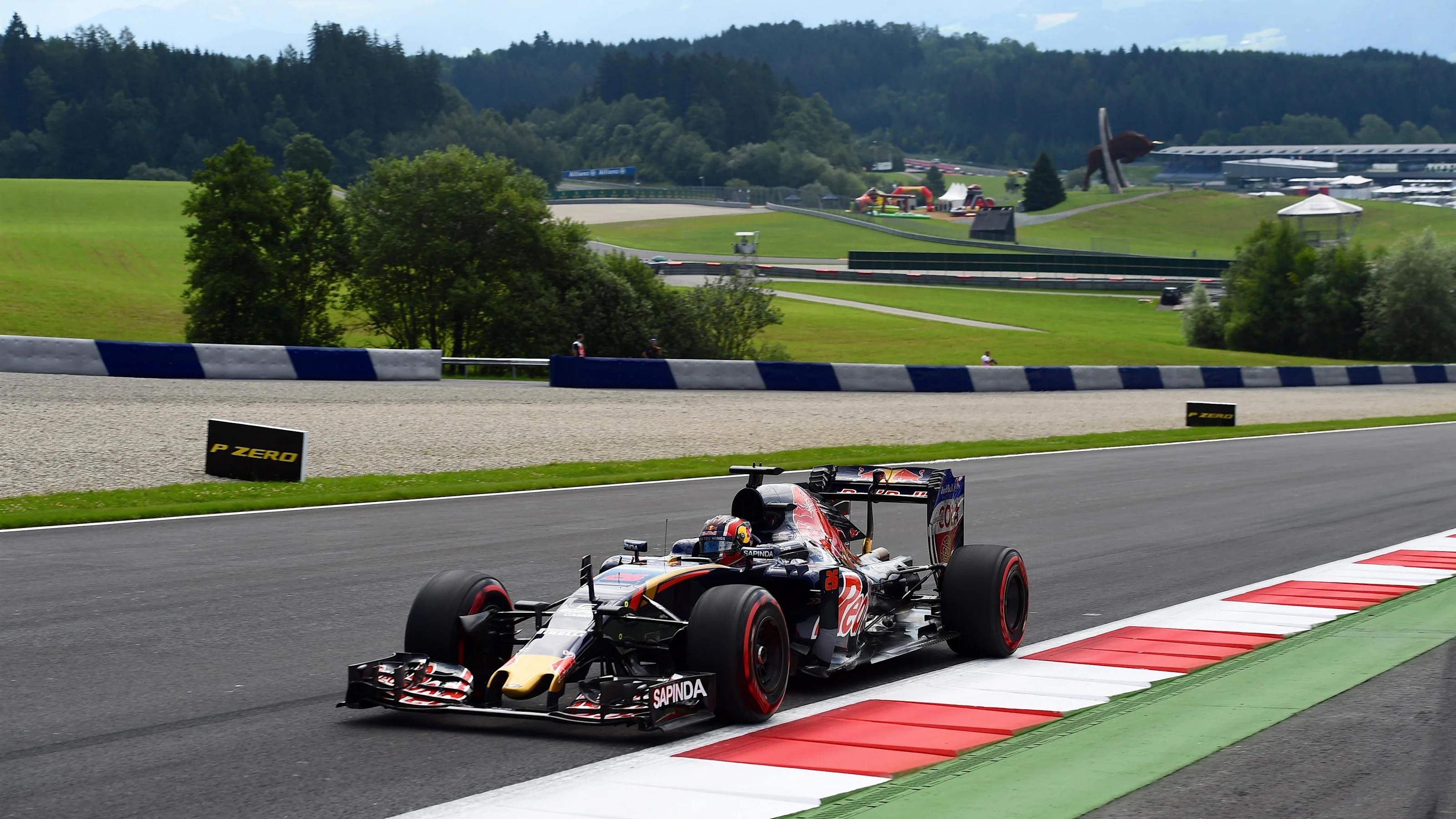 Daniil Kvyat (RUS) Scuderia Toro Rosso STR11 at Formula One World Championship, Rd9, Austrian Grand