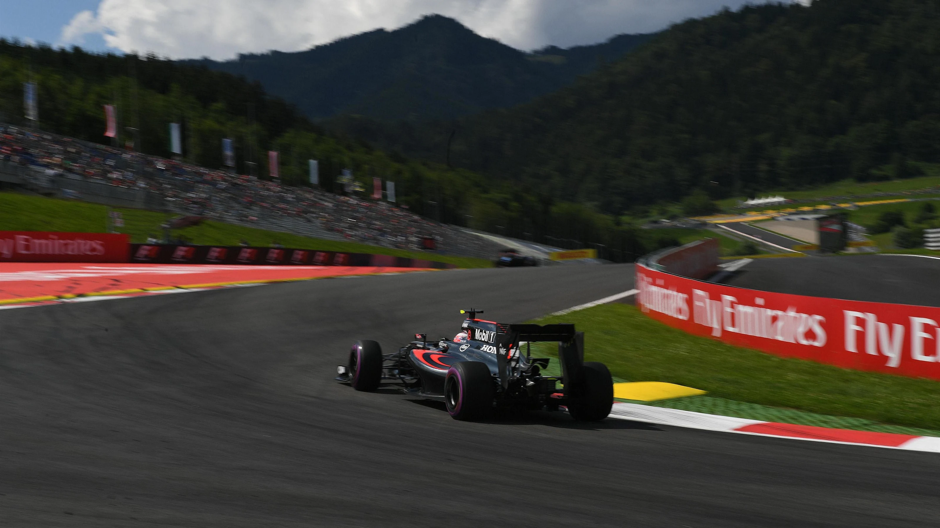 Jenson Button (GBR) McLaren MP4-31 at Formula One World Championship, Rd9, Austrian Grand Prix,