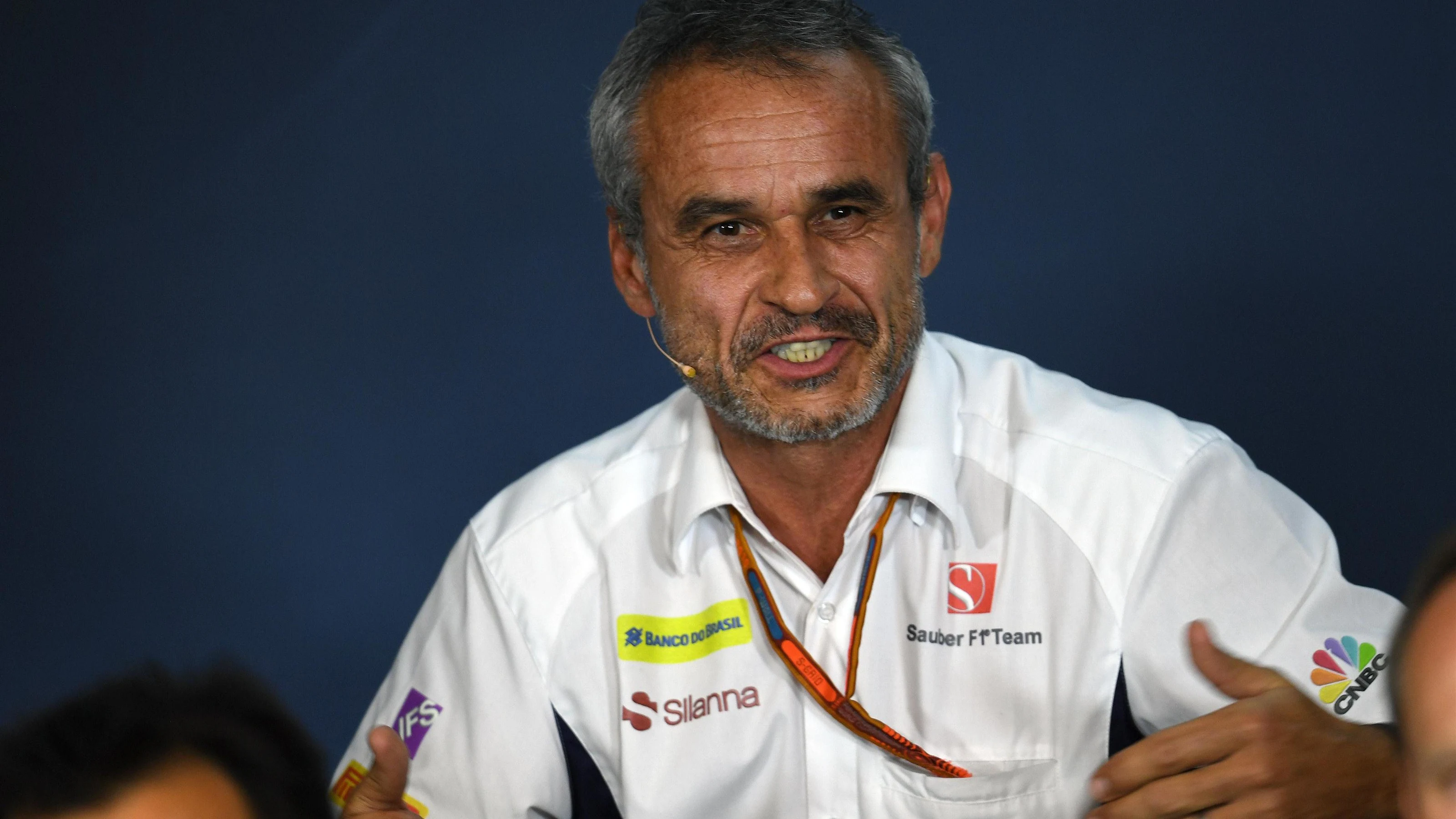 Beat Zehnder (SUI) Sauber F1 Team Manager in the Press Conference at Formula One World