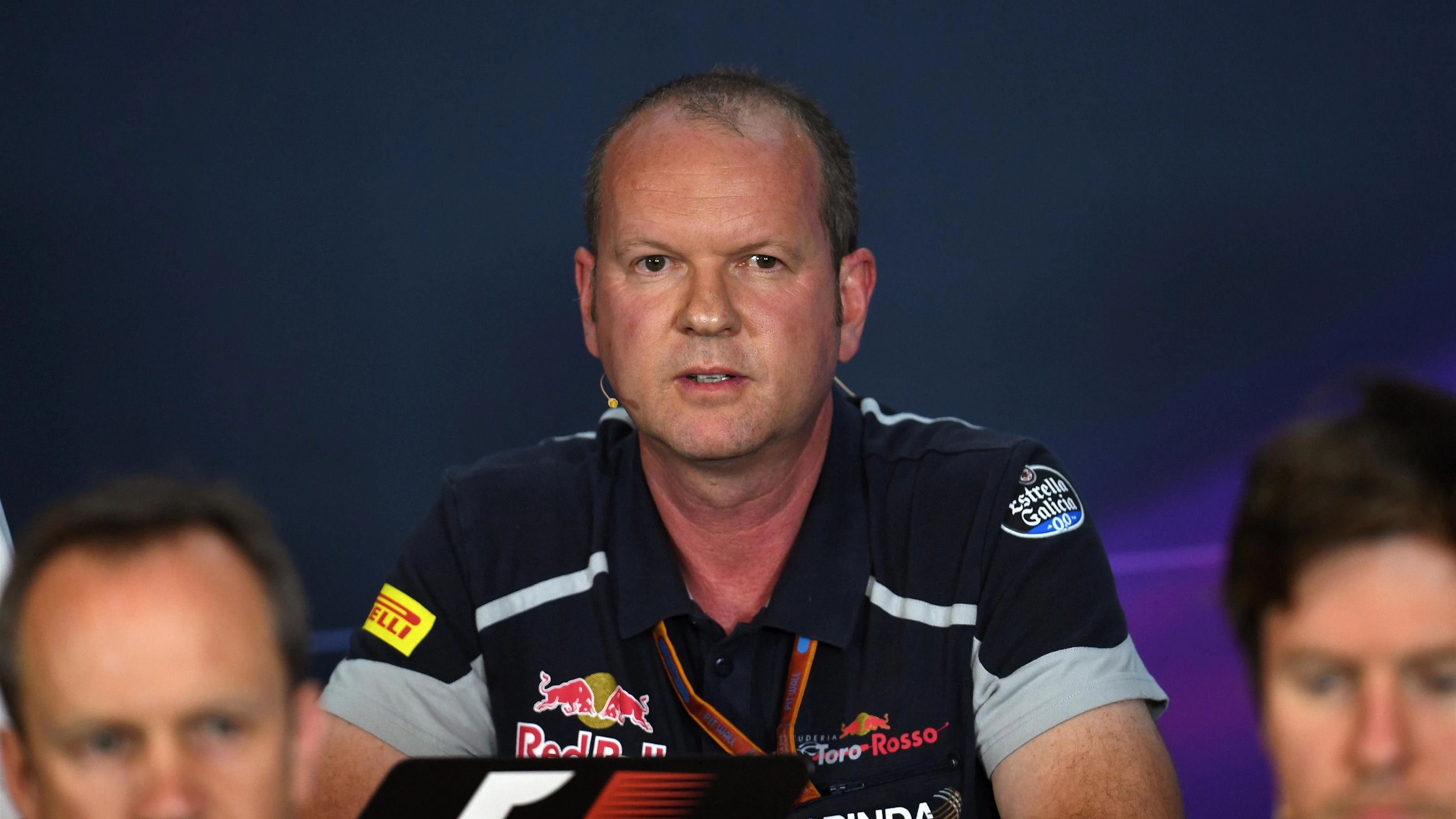 Jody Egginton (GBR) Scuderia Toro Rosso in the Press Conference at Formula One World Championship,