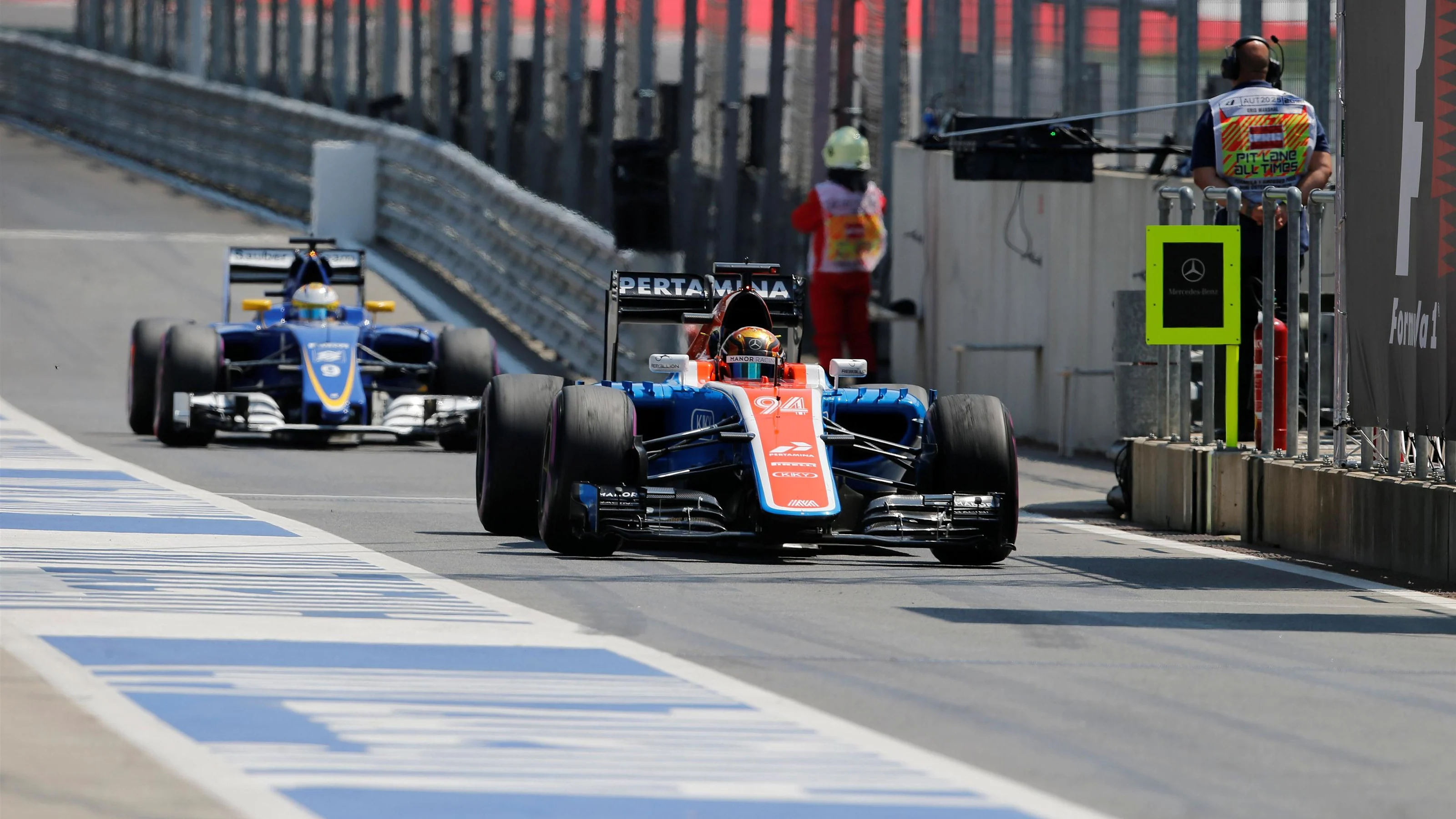 Pascal Wehrlein (GER) Manor Racing MRT05 at Formula One World Championship, Rd9, Austrian Grand
