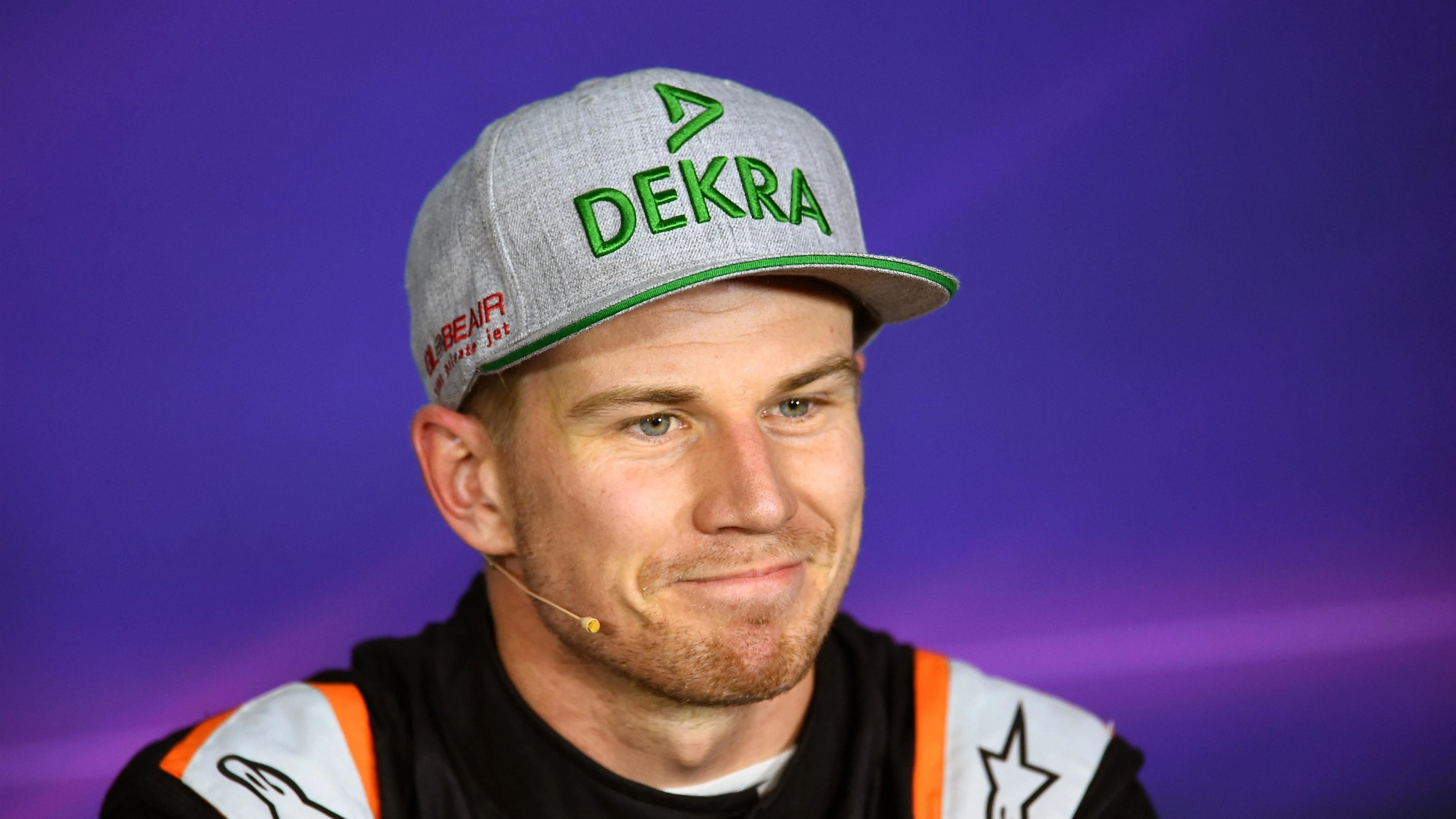Nico Hulkenberg (GER) Force India F1 in the Press Conference at Formula One World Championship,