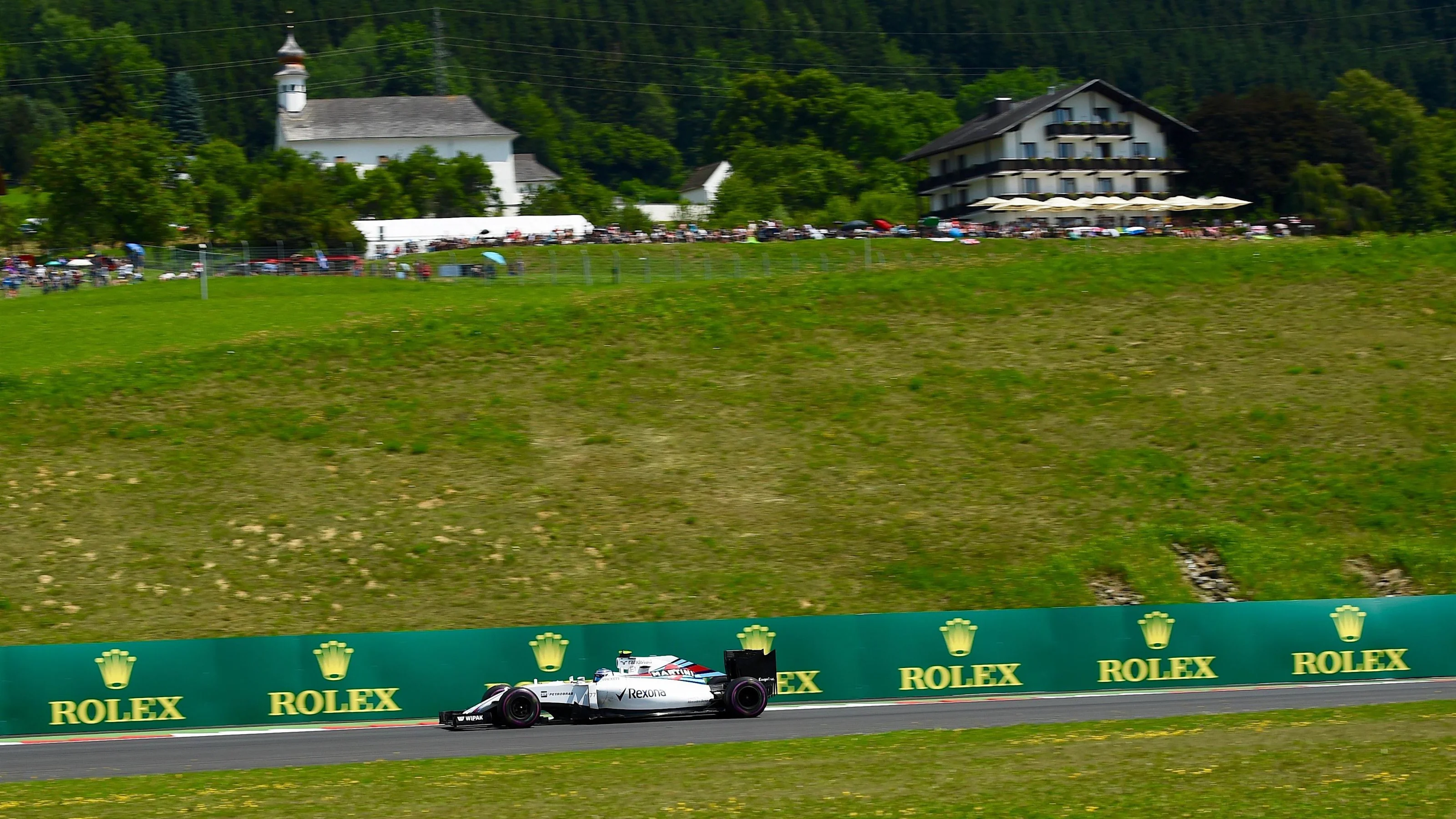 Valtteri Bottas (FIN) Williams FW38 at Formula One World Championship, Rd9, Austrian Grand Prix,