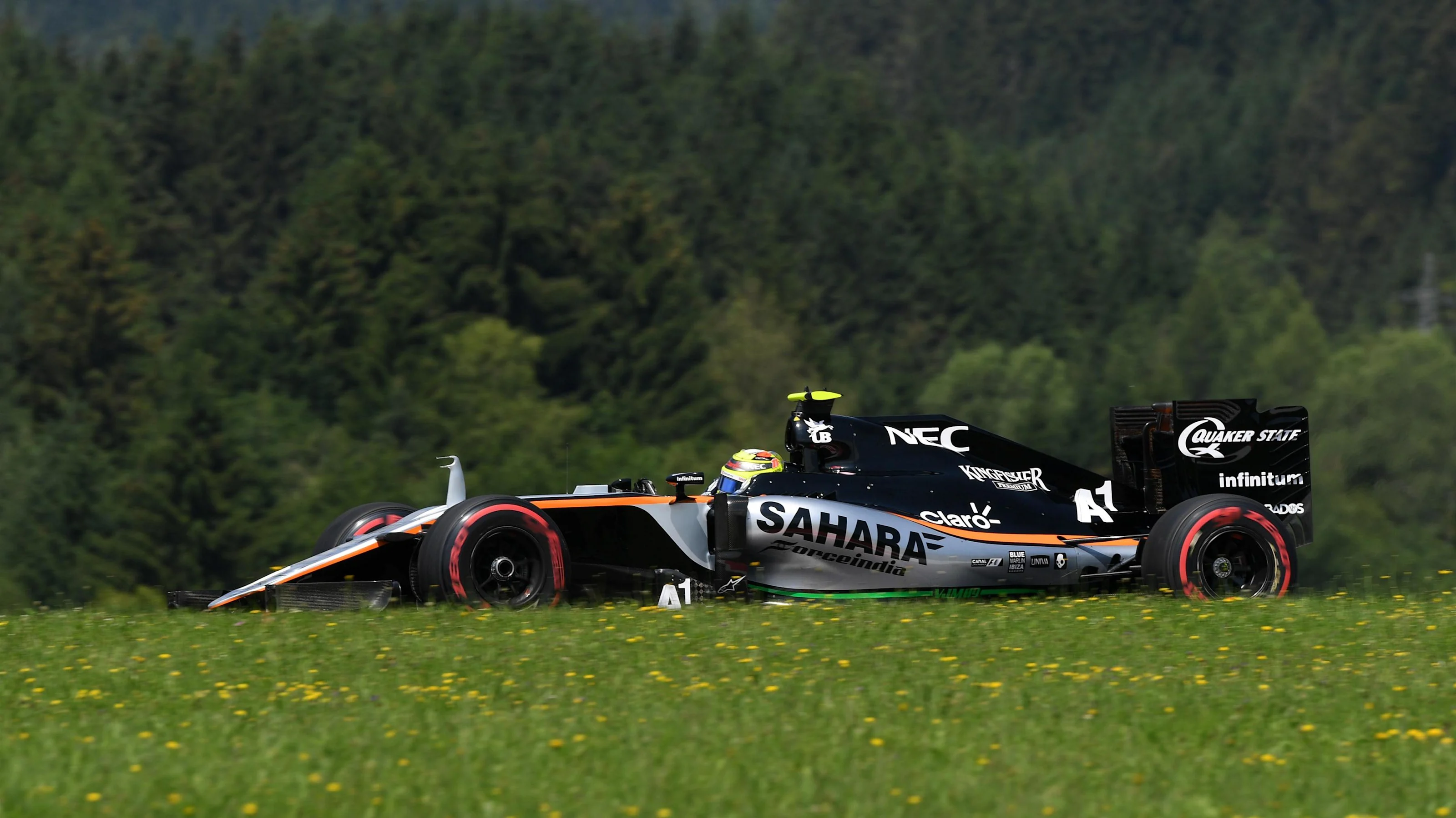 Sergio Perez (MEX) Force India VJM09 at Formula One World Championship, Rd9, Austrian Grand Prix,