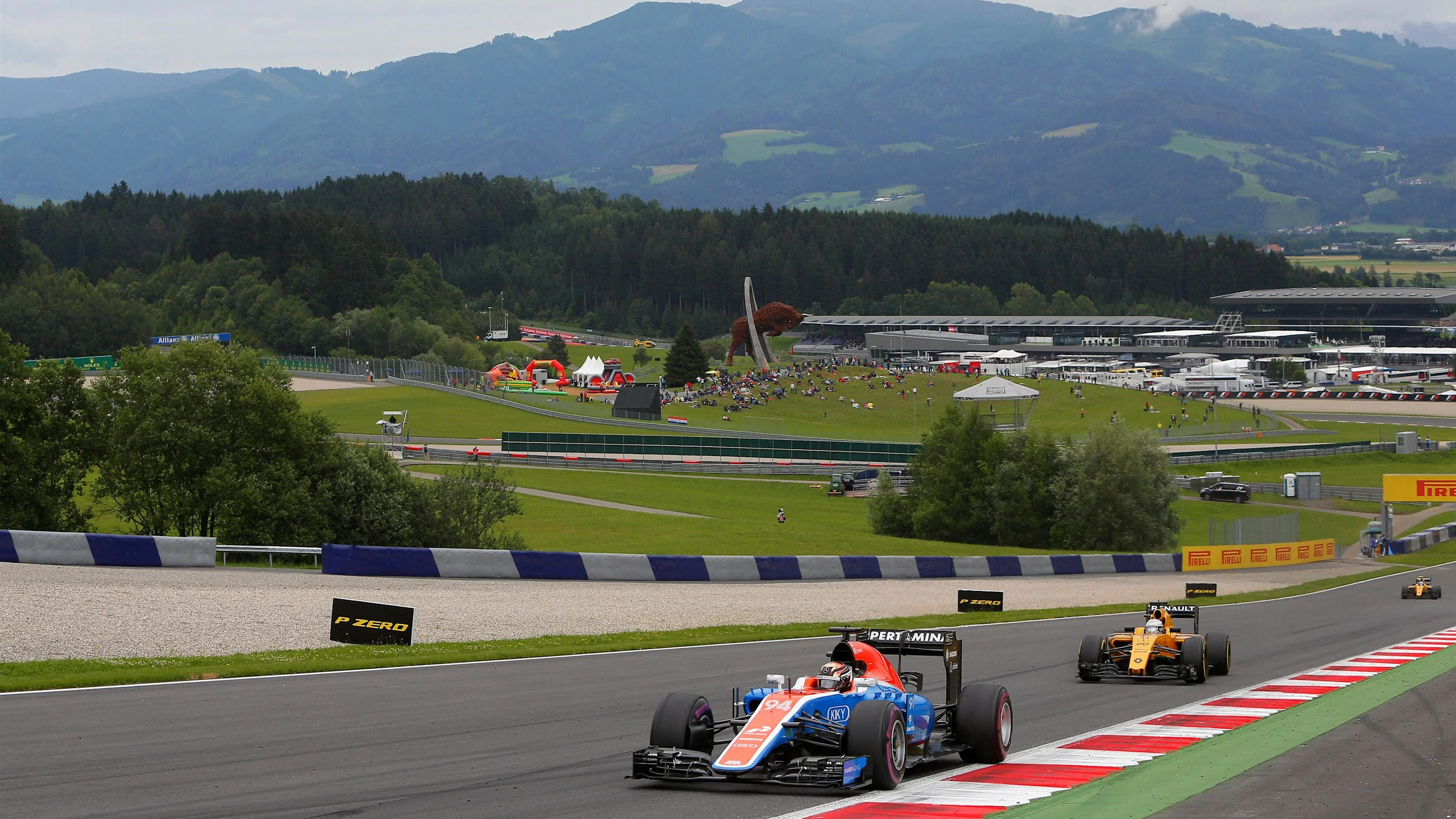 Pascal Wehrlein (GER) Manor Racing MRT05 at Formula One World Championship, Rd9, Austrian Grand