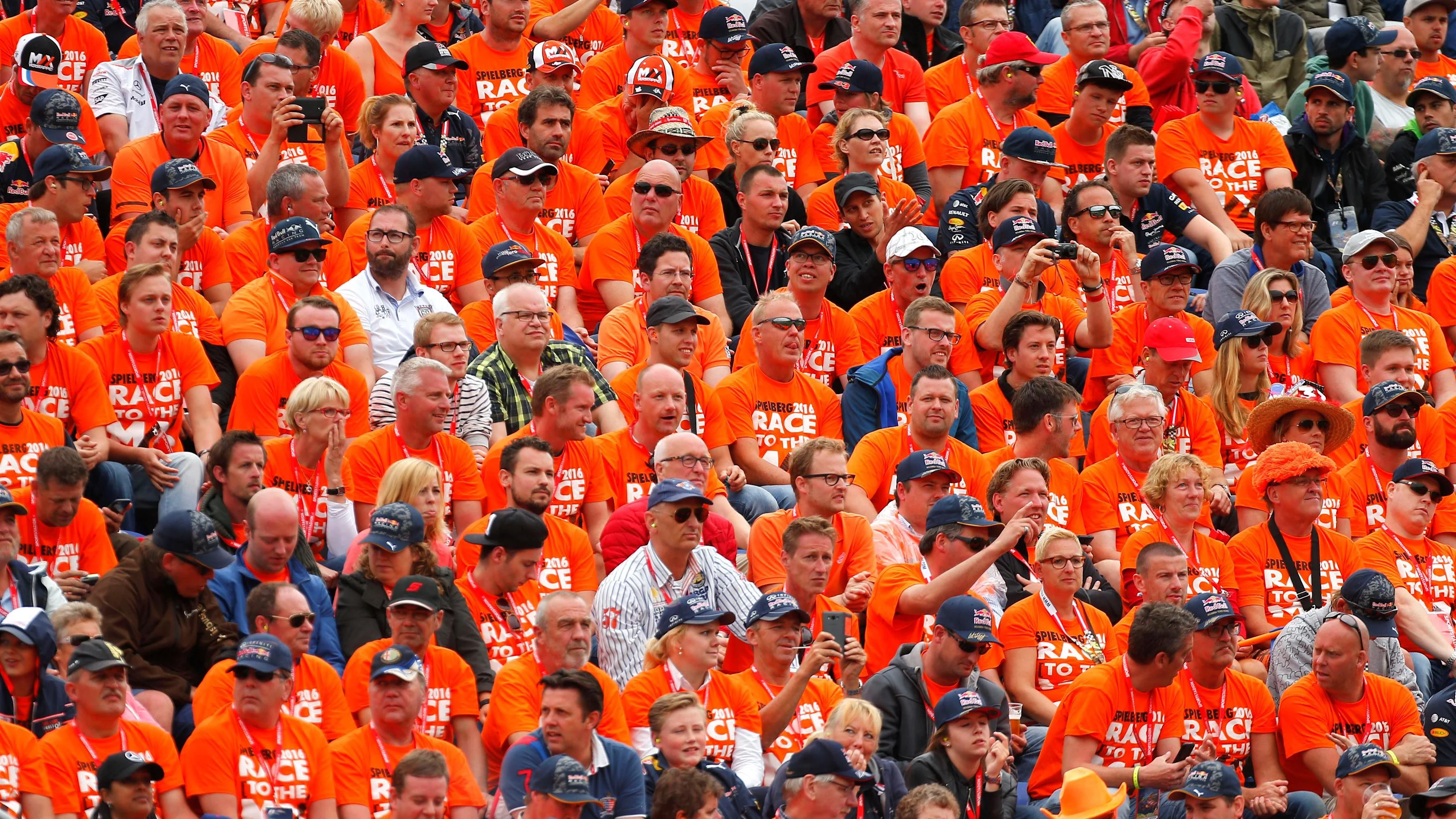 Fans at Formula One World Championship, Rd9, Austrian Grand Prix, Race, Spielberg, Austria, Sunday