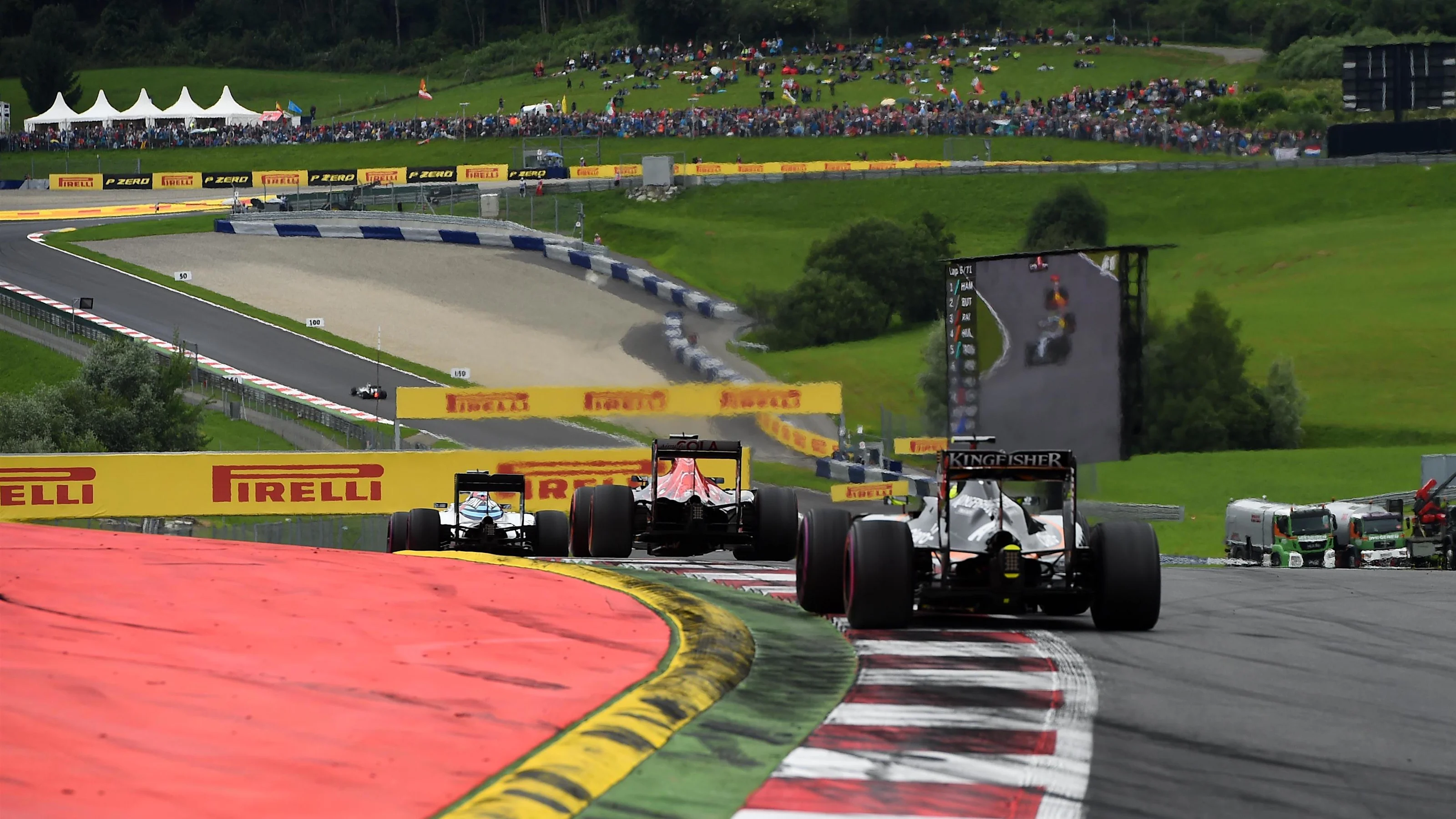 Sergio Perez (MEX) Force India VJM09 at Formula One World Championship, Rd9, Austrian Grand Prix,