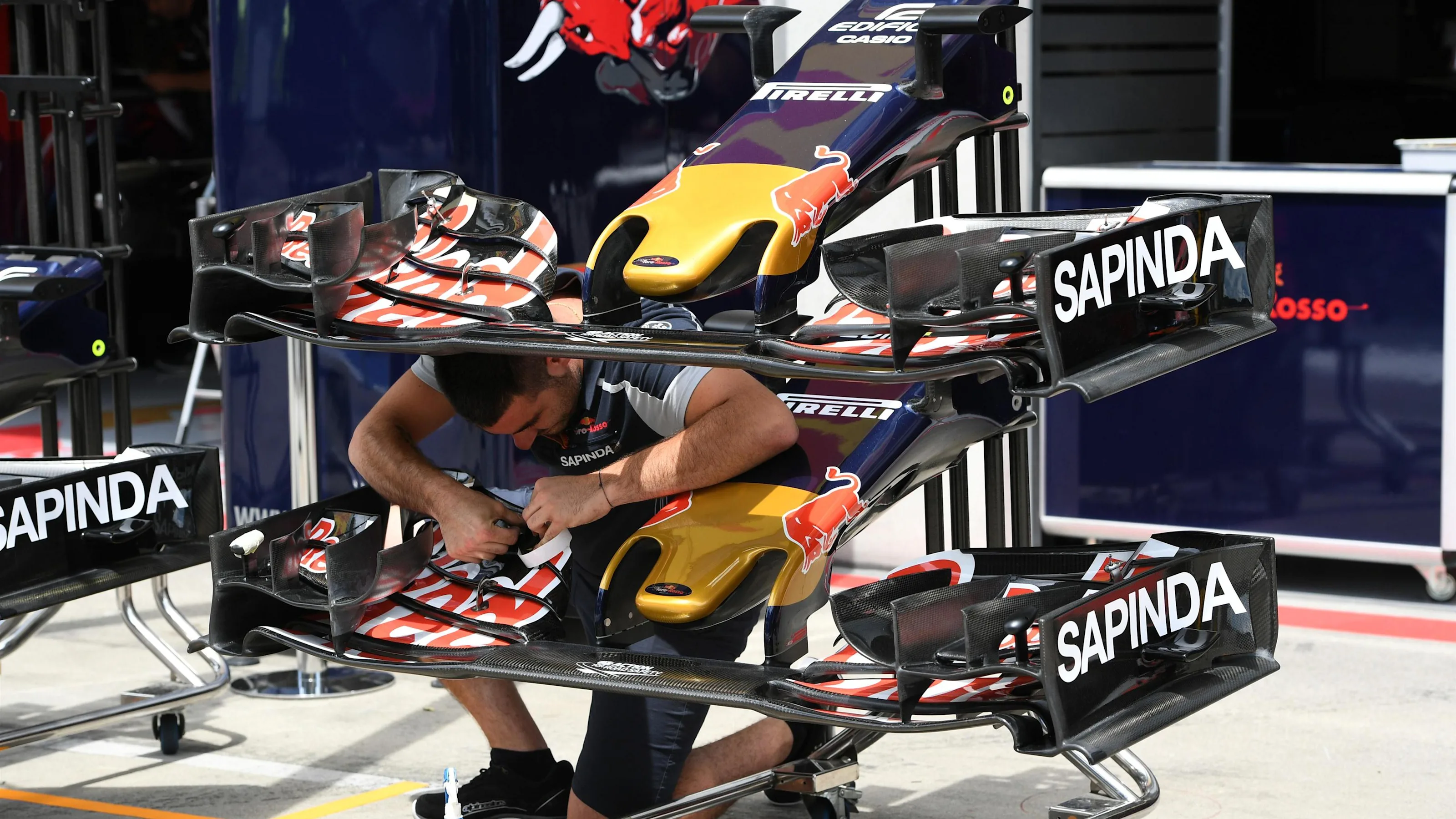 Scuderia Toro Rosso STR11 nose and front wings at Formula One World Championship, Rd9, Austrian