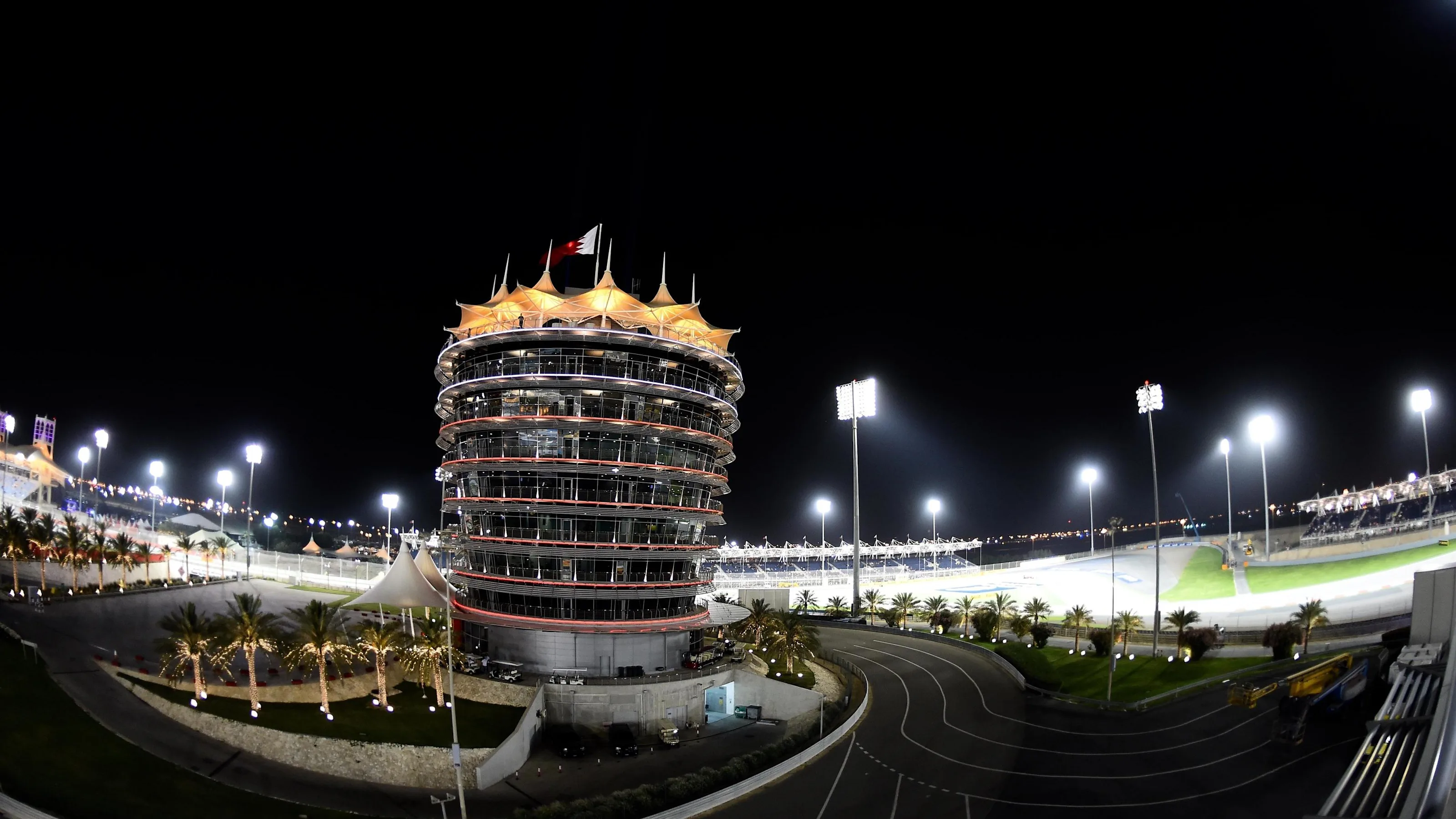 The Sakhir Tower at Formula One World Championship, Rd2, Bahrain Grand Prix Practice, Bahrain