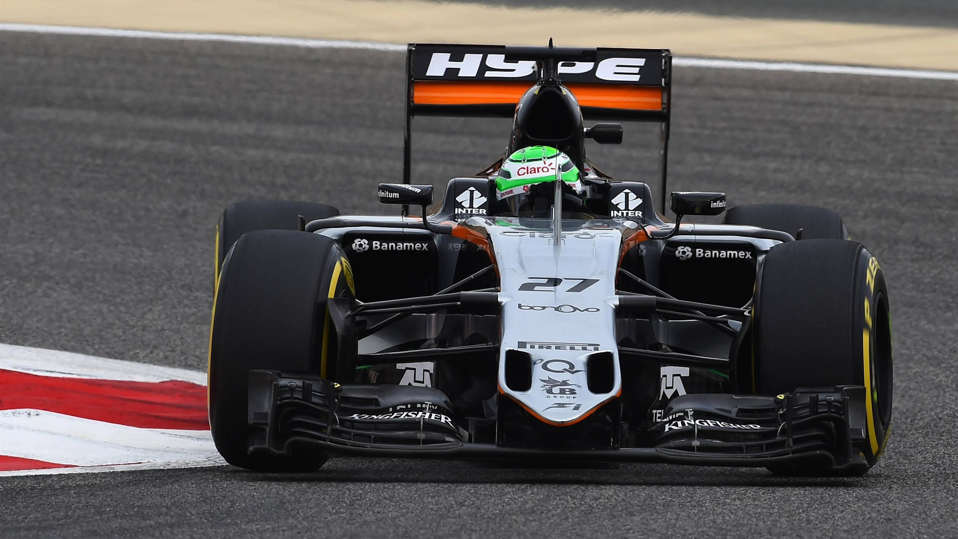Nico Hulkenberg (GER) Force India VJM09 at Formula One World Championship, Rd2, Bahrain Grand Prix