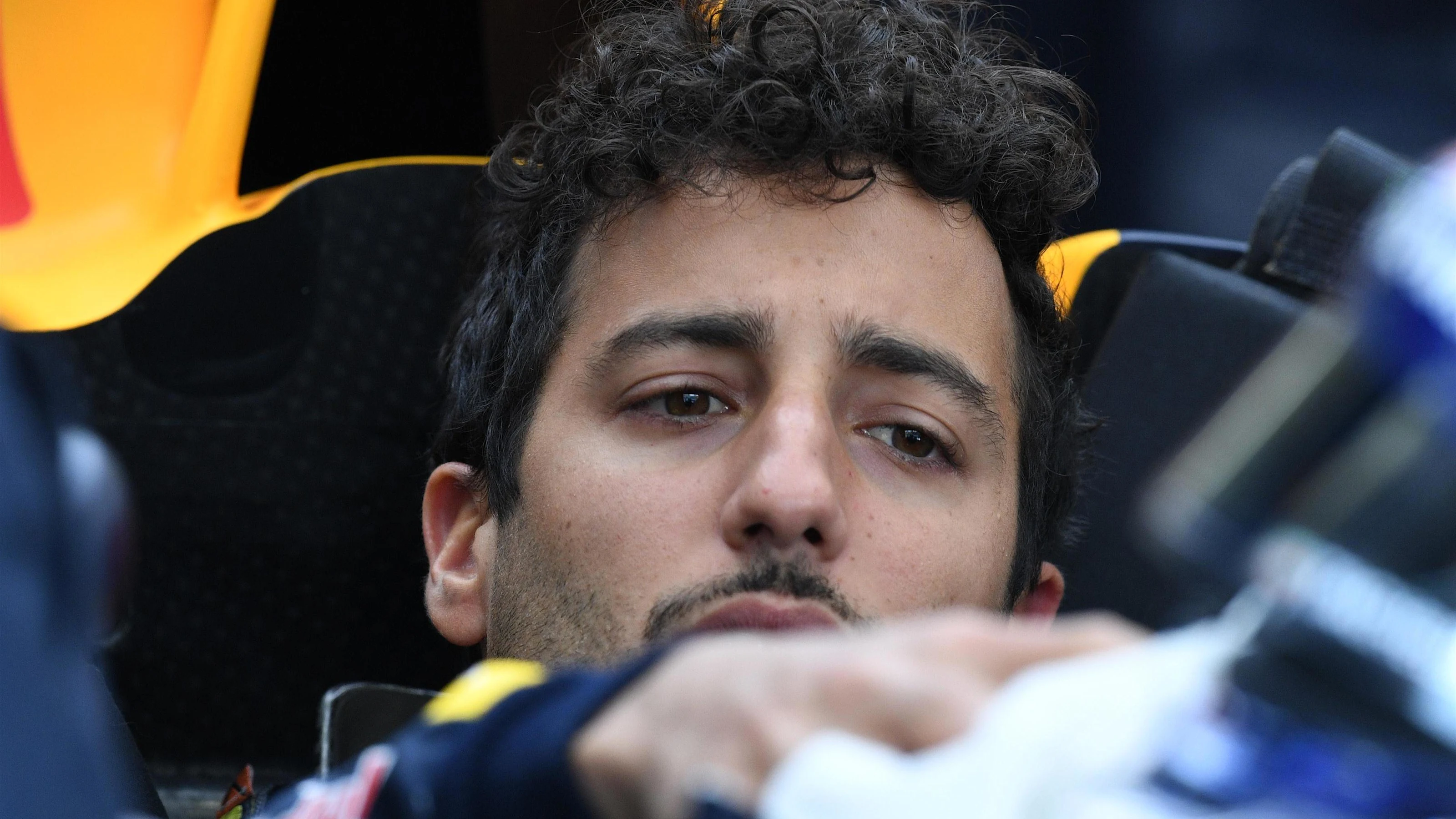 Daniel Ricciardo (AUS) Red Bull Racing RB12 at Formula One World Championship, Rd2, Bahrain Grand
