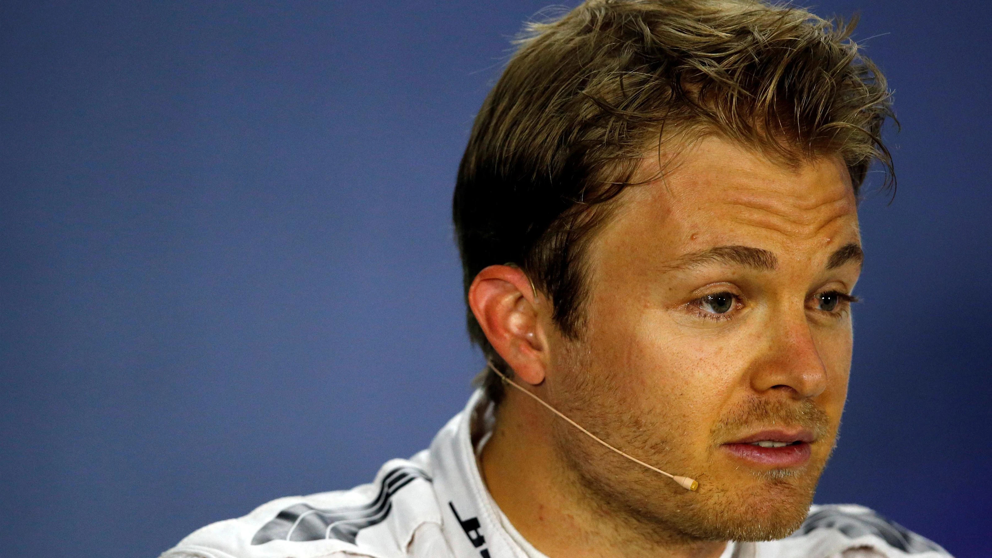 Nico Rosberg (GER) Mercedes AMG F1 in the press conference at Formula One World Championship, Rd2,