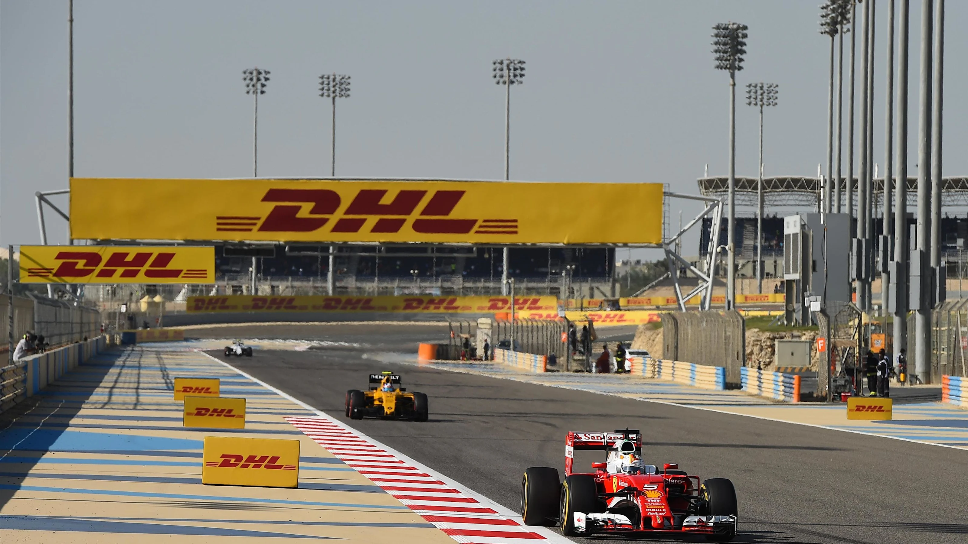 Sebastian Vettel (GER) Ferrari SF16-H at Formula One World Championship, Rd2, Bahrain Grand Prix