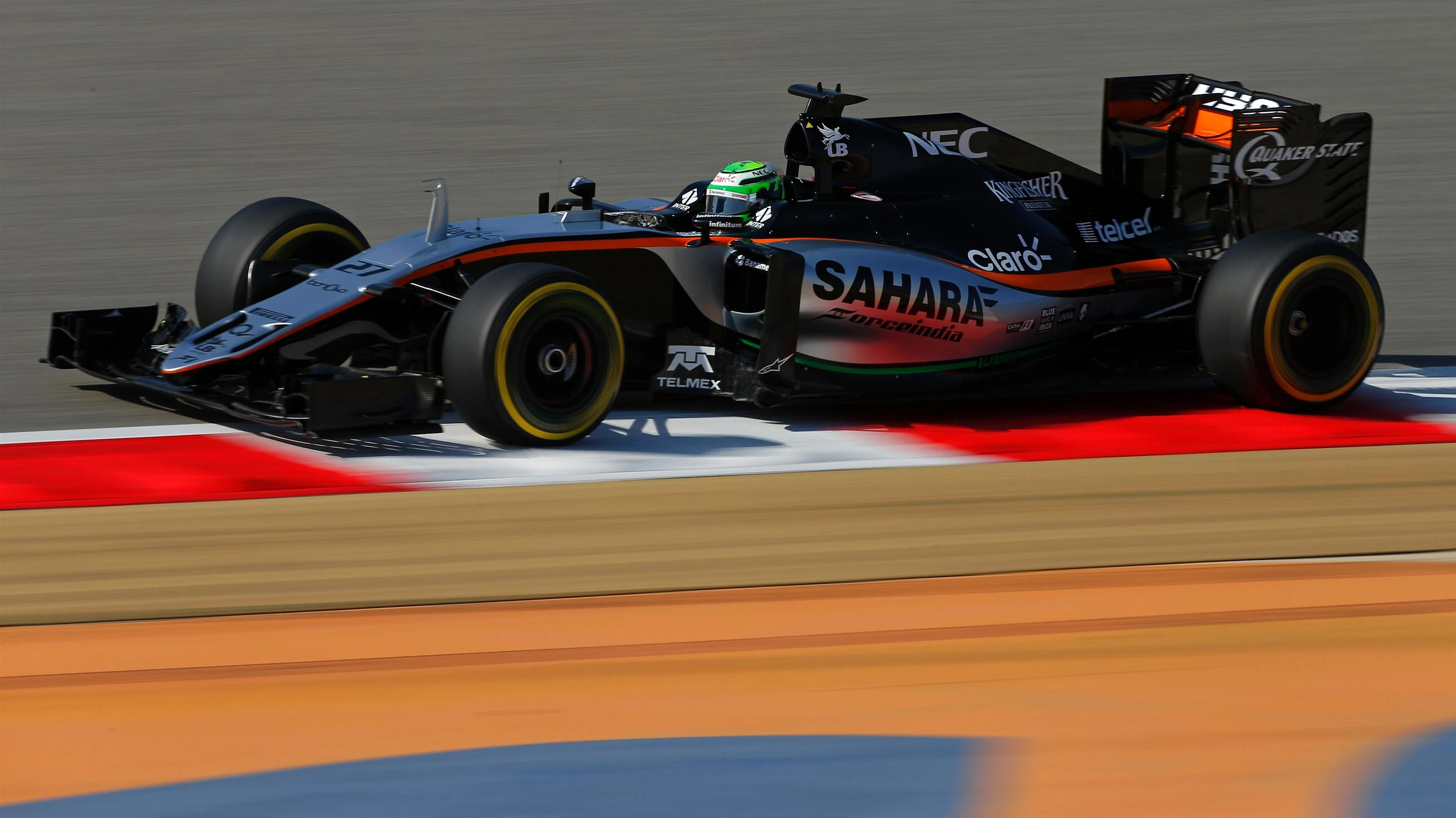 Nico Hulkenberg (GER) Force India VJM09 at Formula One World Championship, Rd2, Bahrain Grand Prix
