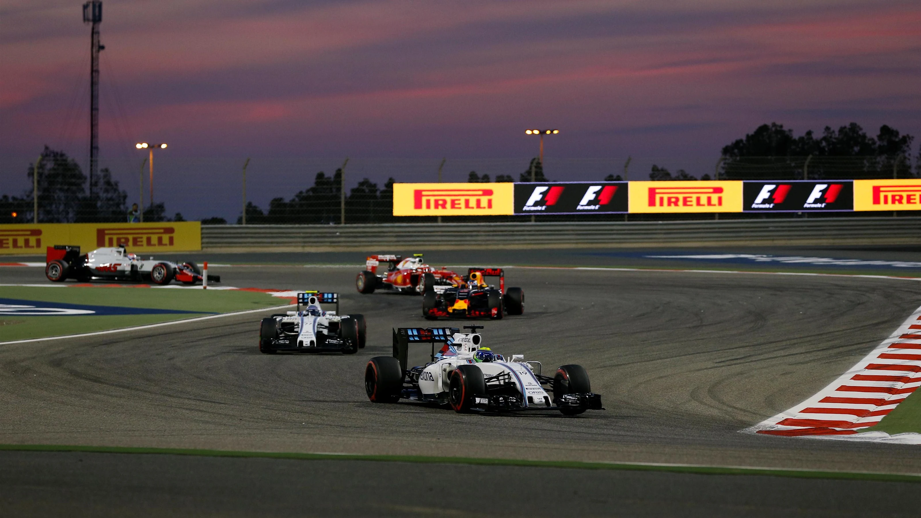 Felipe Massa (BRA) Williams FW38 at Formula One World Championship, Rd2, Bahrain Grand Prix Race,