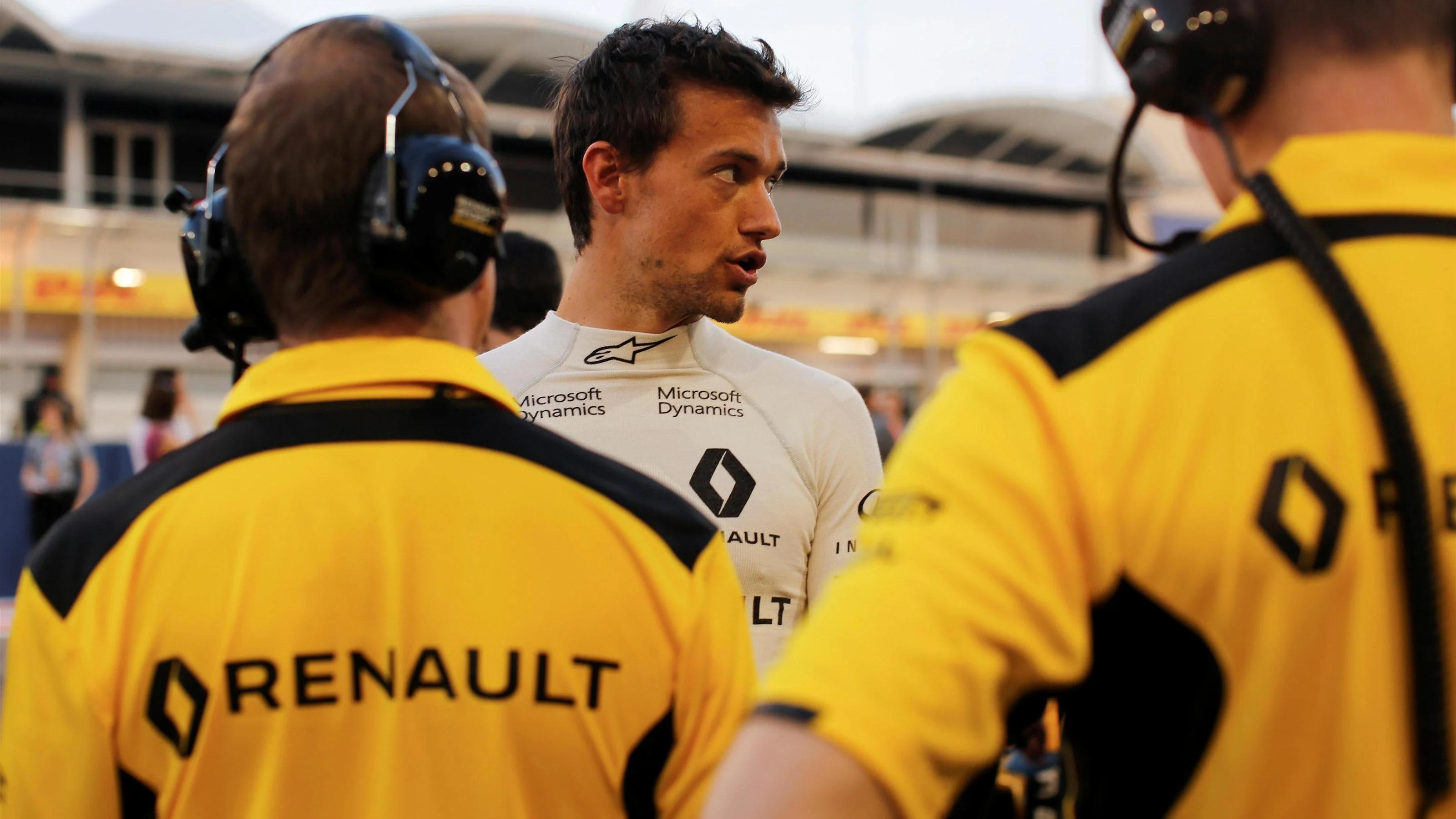 Jolyon Palmer (GBR) Renault Sport F1 Team at Formula One World Championship, Rd2, Bahrain Grand