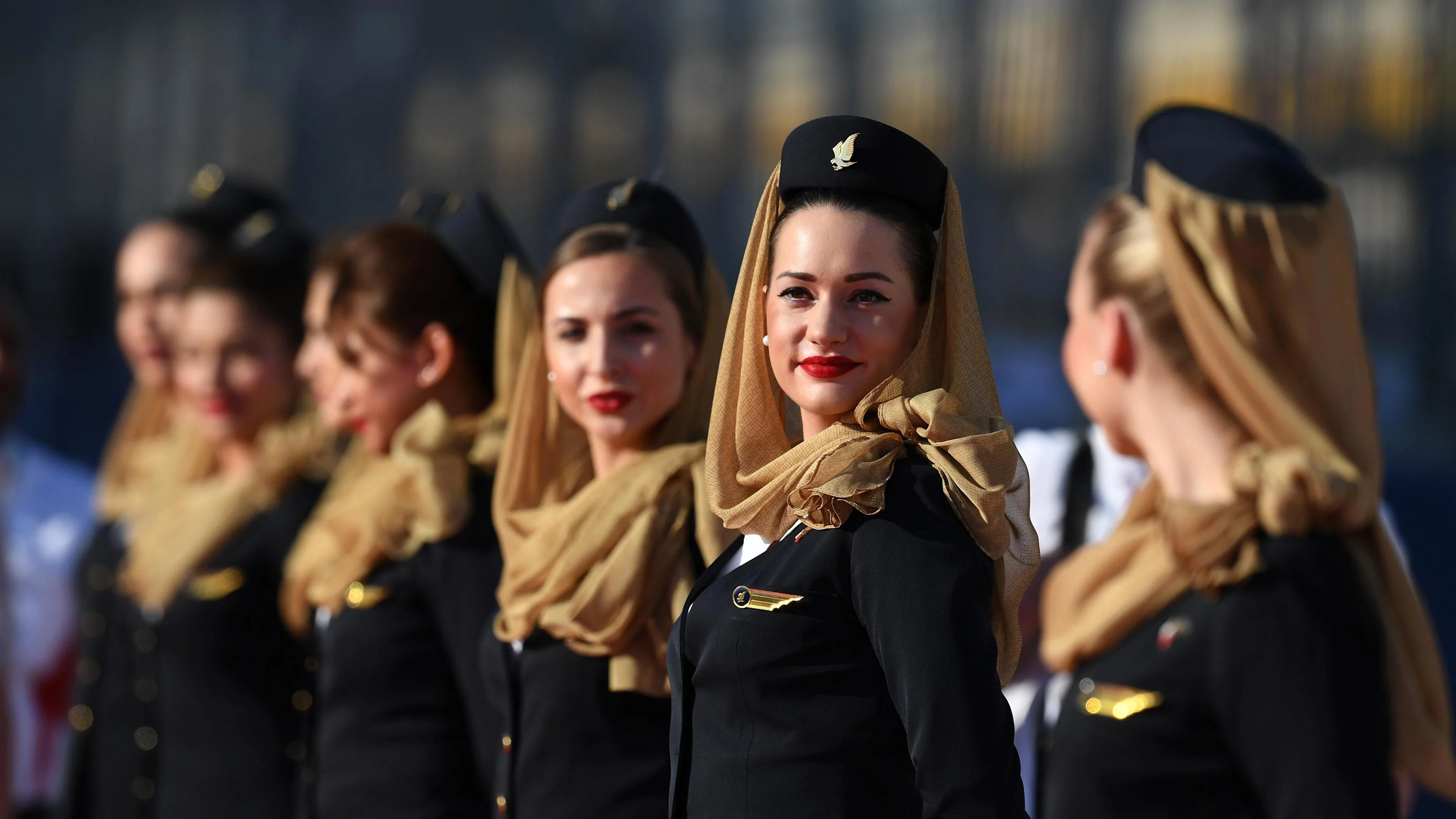Grid girls at Formula One World Championship, Rd2, Bahrain Grand Prix Race, Bahrain International