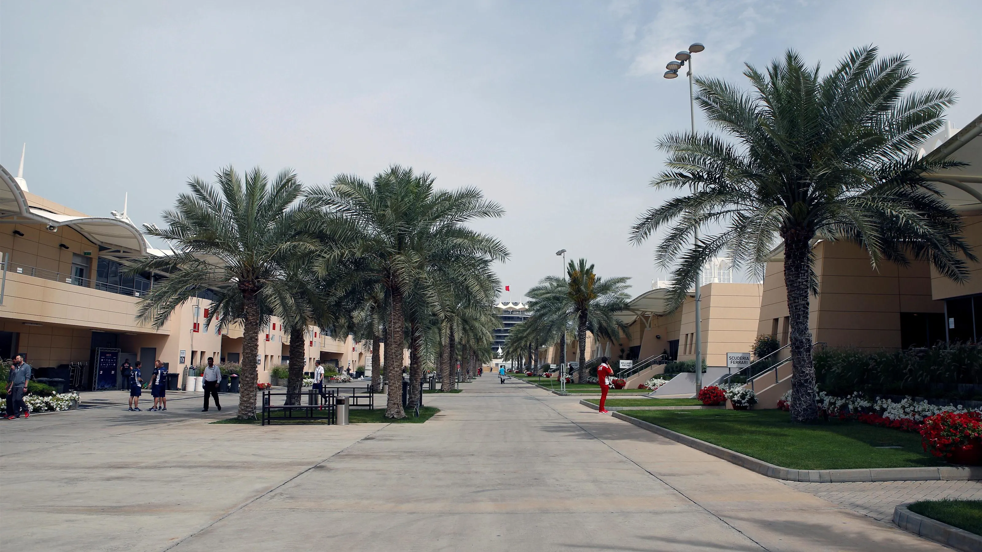 Paddock at Formula One World Championship, Rd2, Bahrain Grand Prix Preparations, Bahrain