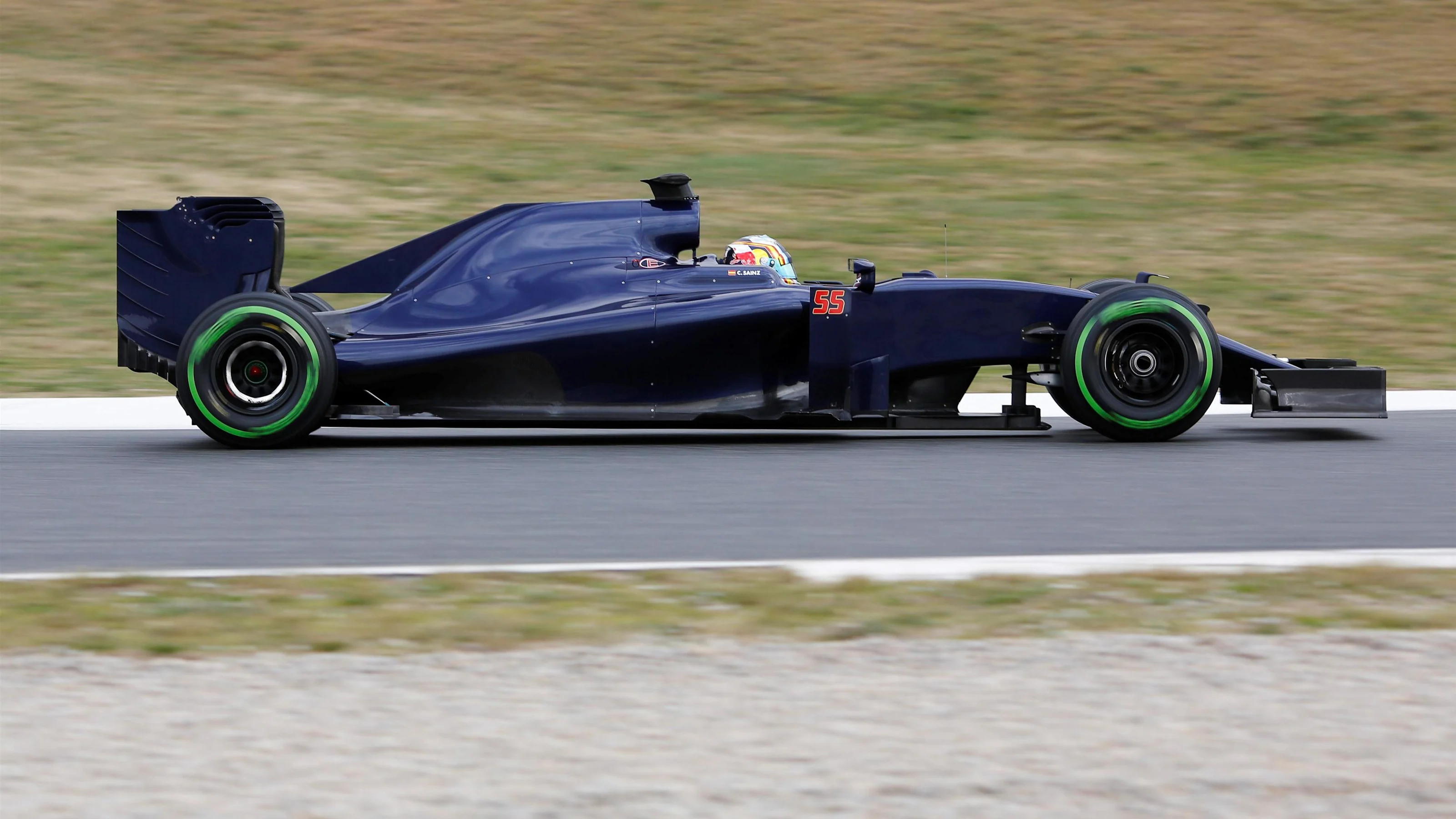 Carlos Sainz jr (ESP) Scuderia Toro Rosso STR11 at Formula One Testing, Day One, Barcelona, Spain,