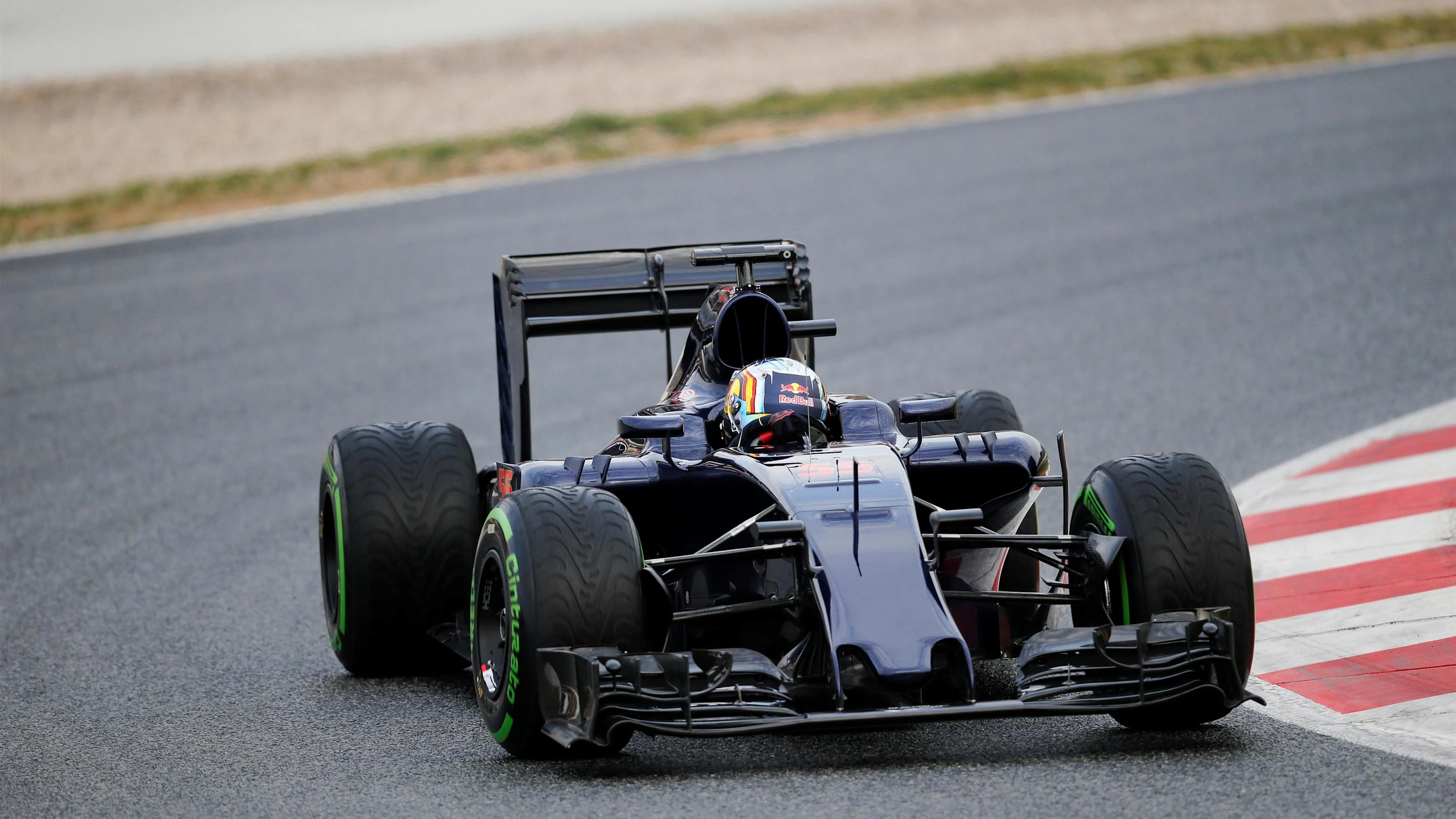 Carlos Sainz jr (ESP) Scuderia Toro Rosso STR11 at Formula One Testing, Day One, Barcelona, Spain,