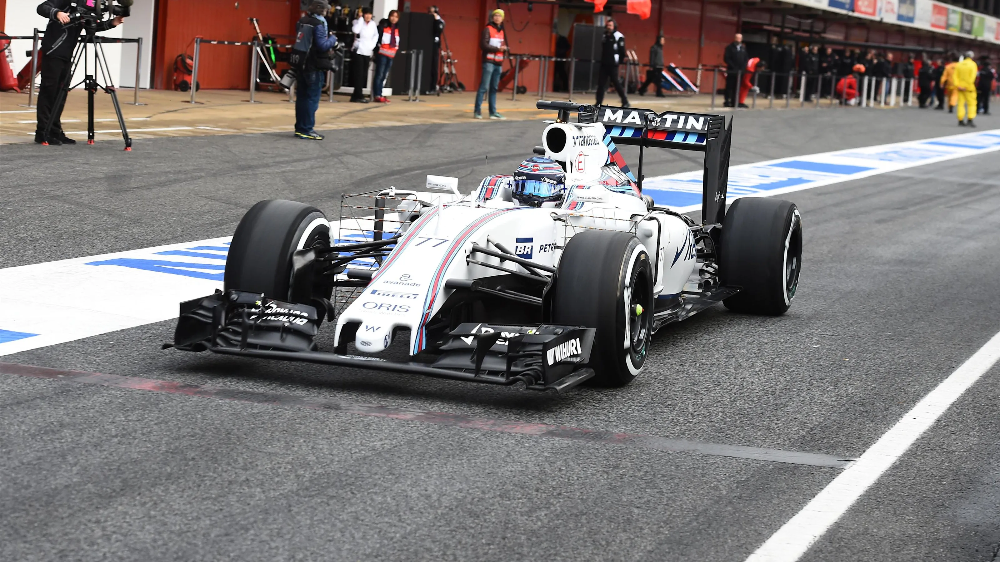 Valtteri Bottas (FIN) Williams FW38 at Formula One Testing, Day One, Barcelona, Spain, Monday 22