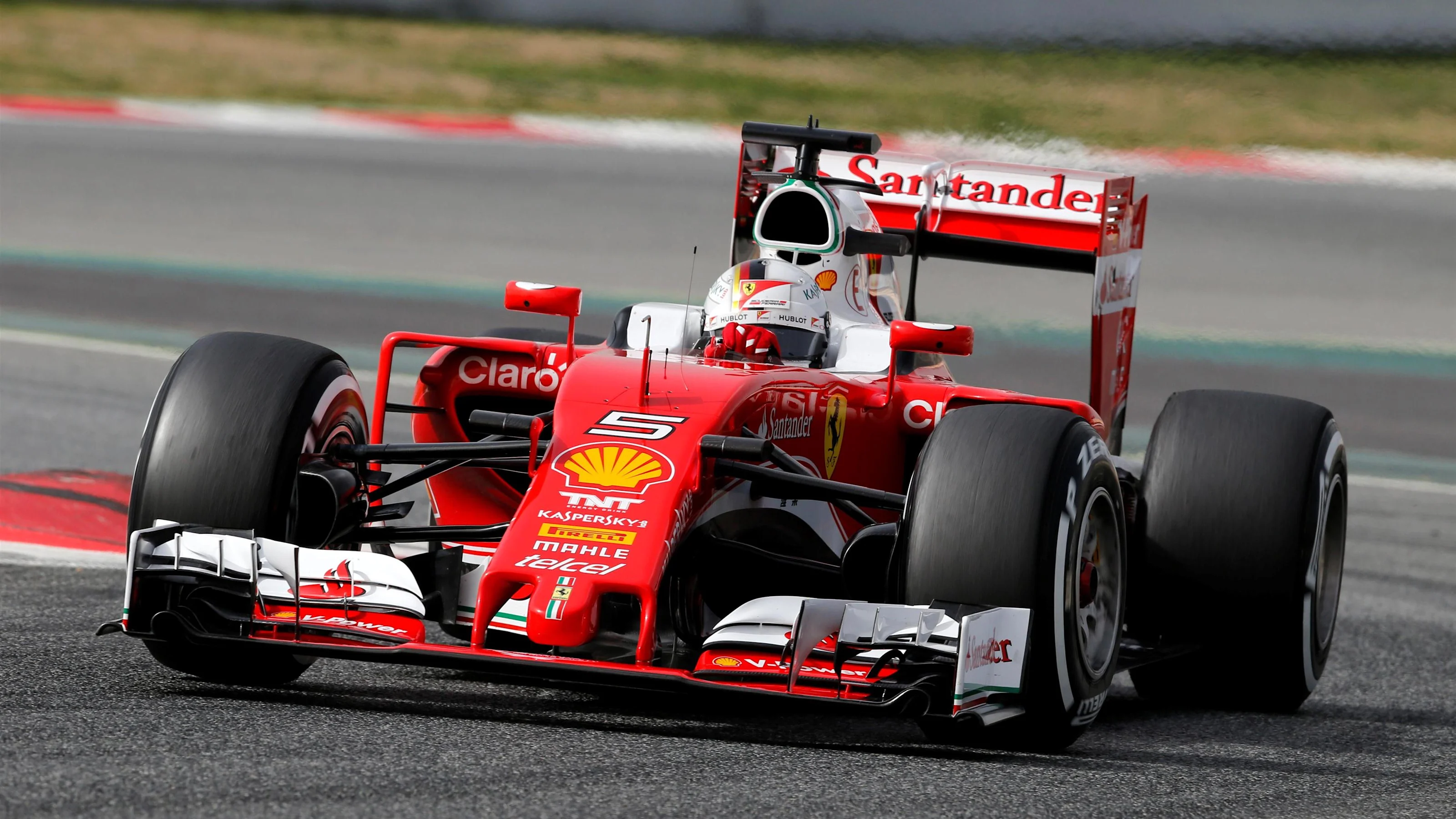 Sebastian Vettel (GER) Ferrari SF16-H at Formula One Testing, Day One, Barcelona, Spain, Monday 22